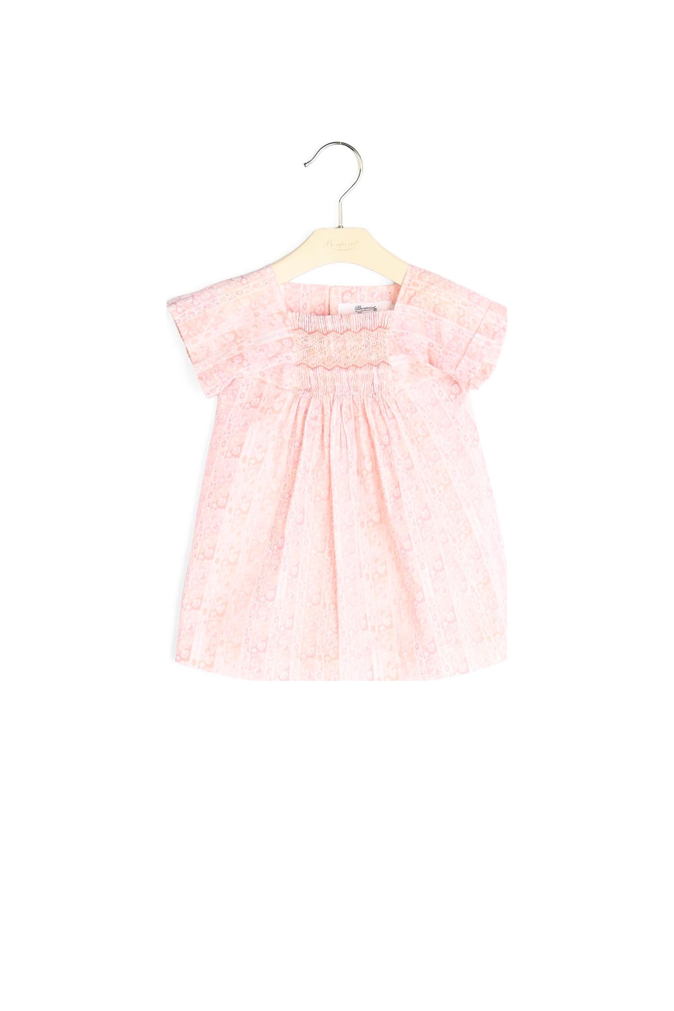 Robe smockée en tissu Liberty Bonpoint Vintage seconde main photo 2