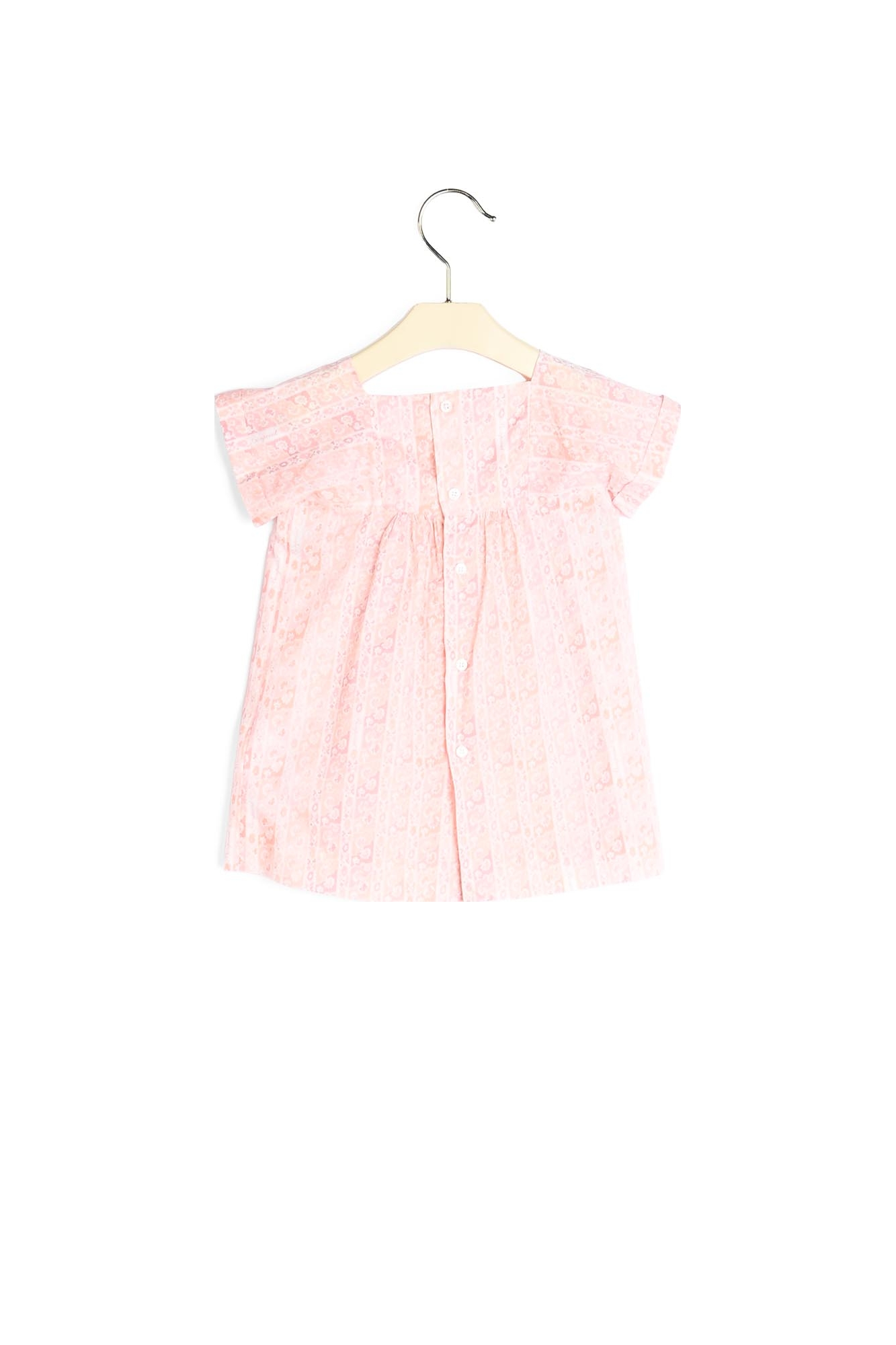 Robe smockée en tissu Liberty Bonpoint Vintage seconde main photo 3