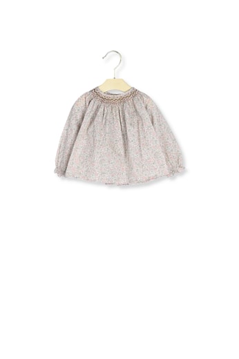 Blouse smockée Griotte Bonpoint Vintage seconde main photo 2
