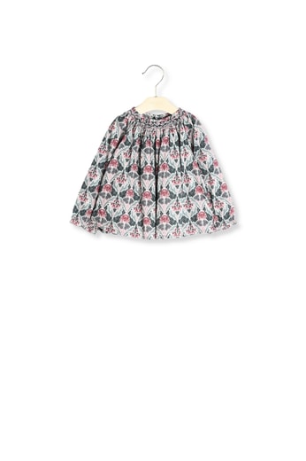 Blouse smockée Griotte Bonpoint Vintage seconde main photo 2