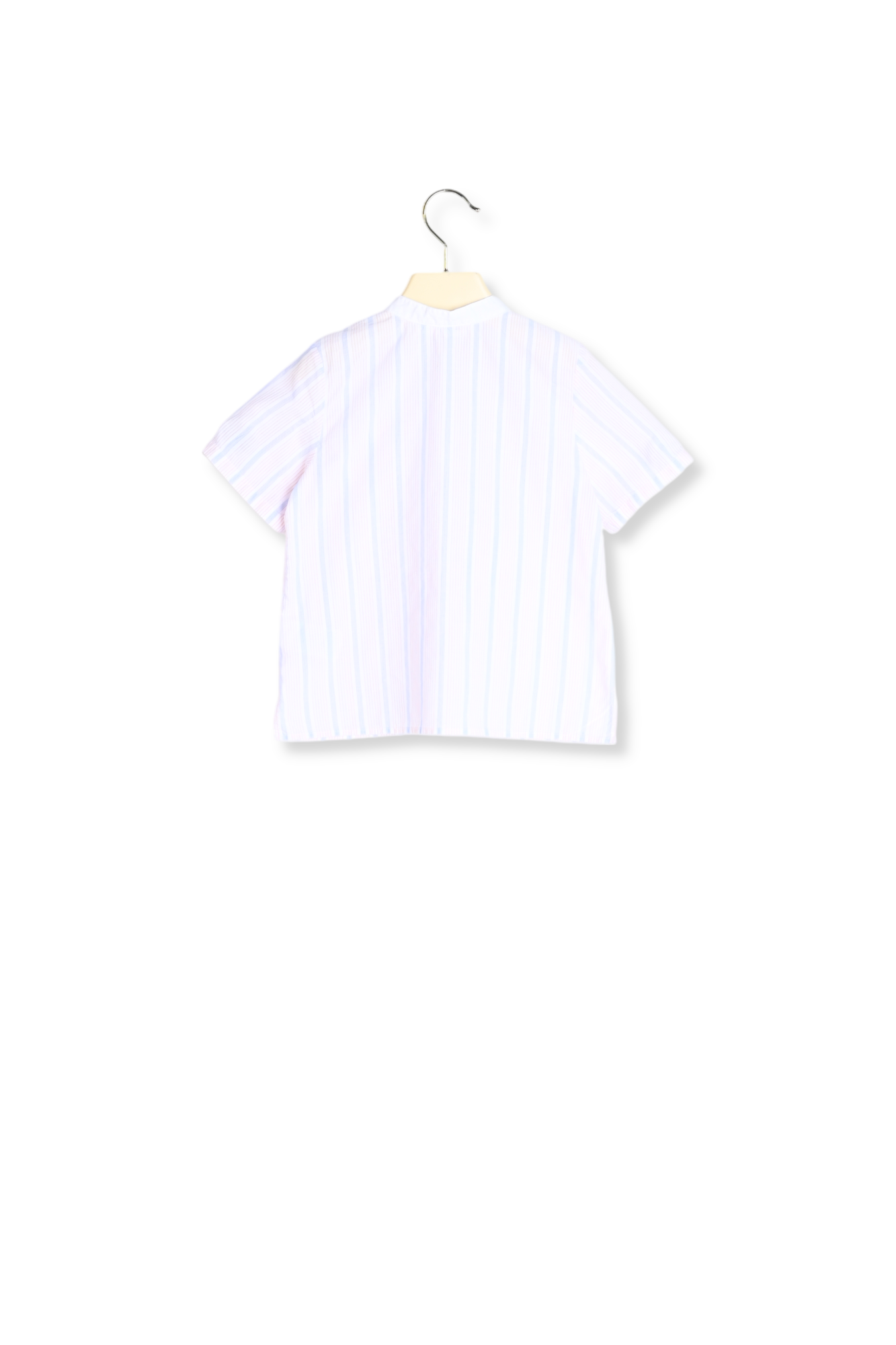 Chemise à manches courtes rayée Bonpoint Vintage seconde main photo 3