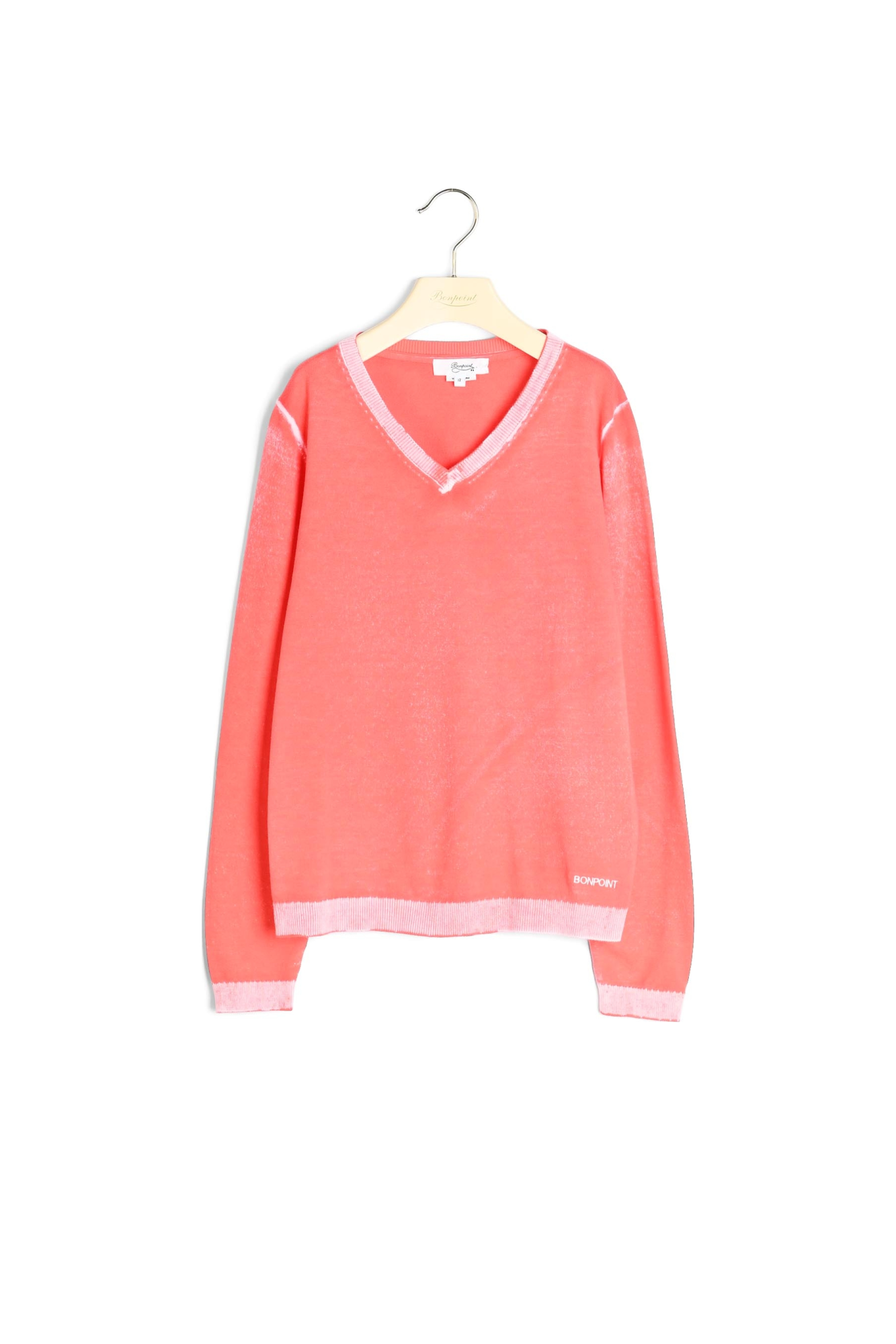 Pull Col V Bonpoint Vintage seconde main photo 1