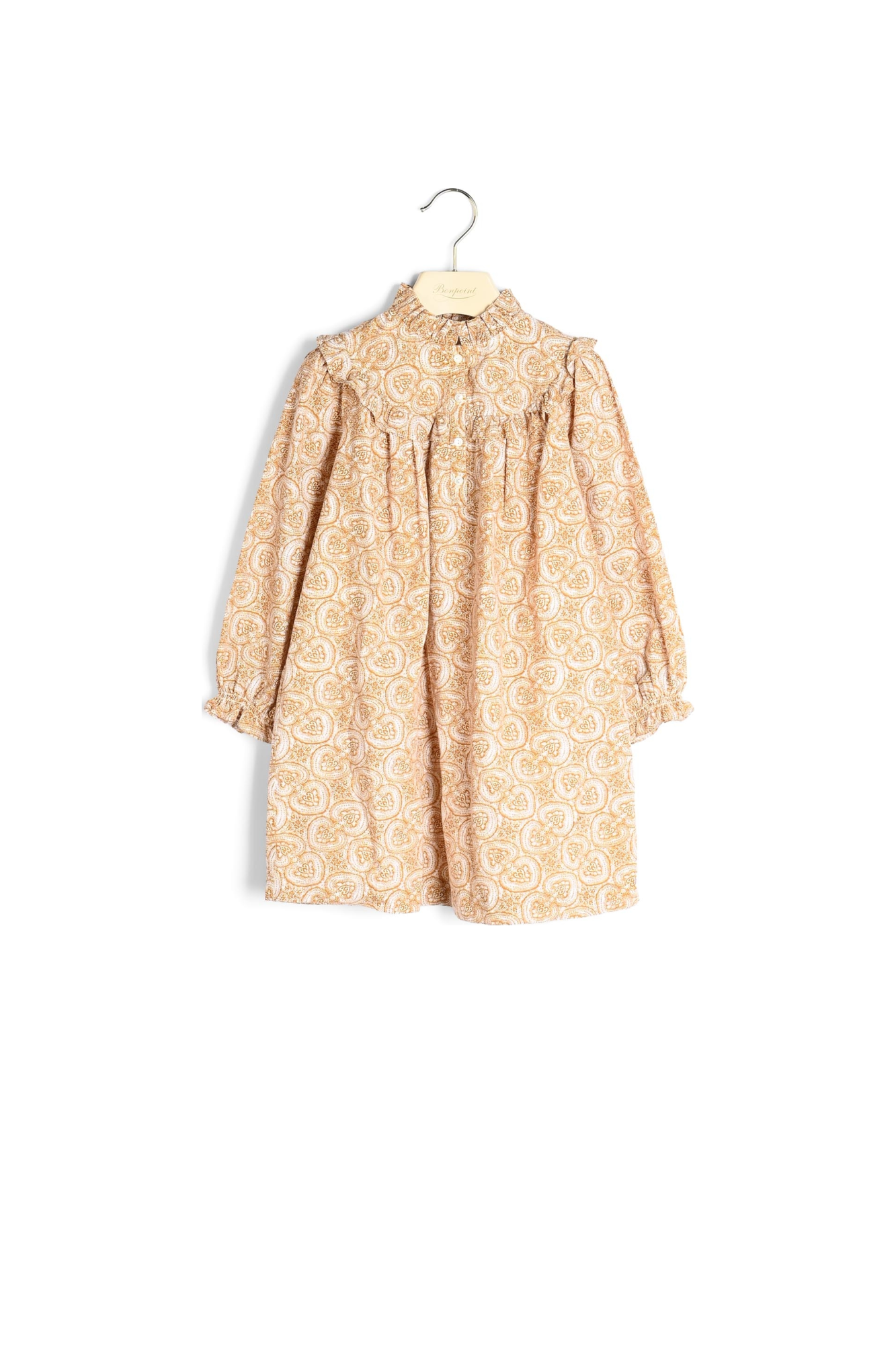 Robe imprimée à volants imprimé Bonpoint Vintage seconde main photo 2