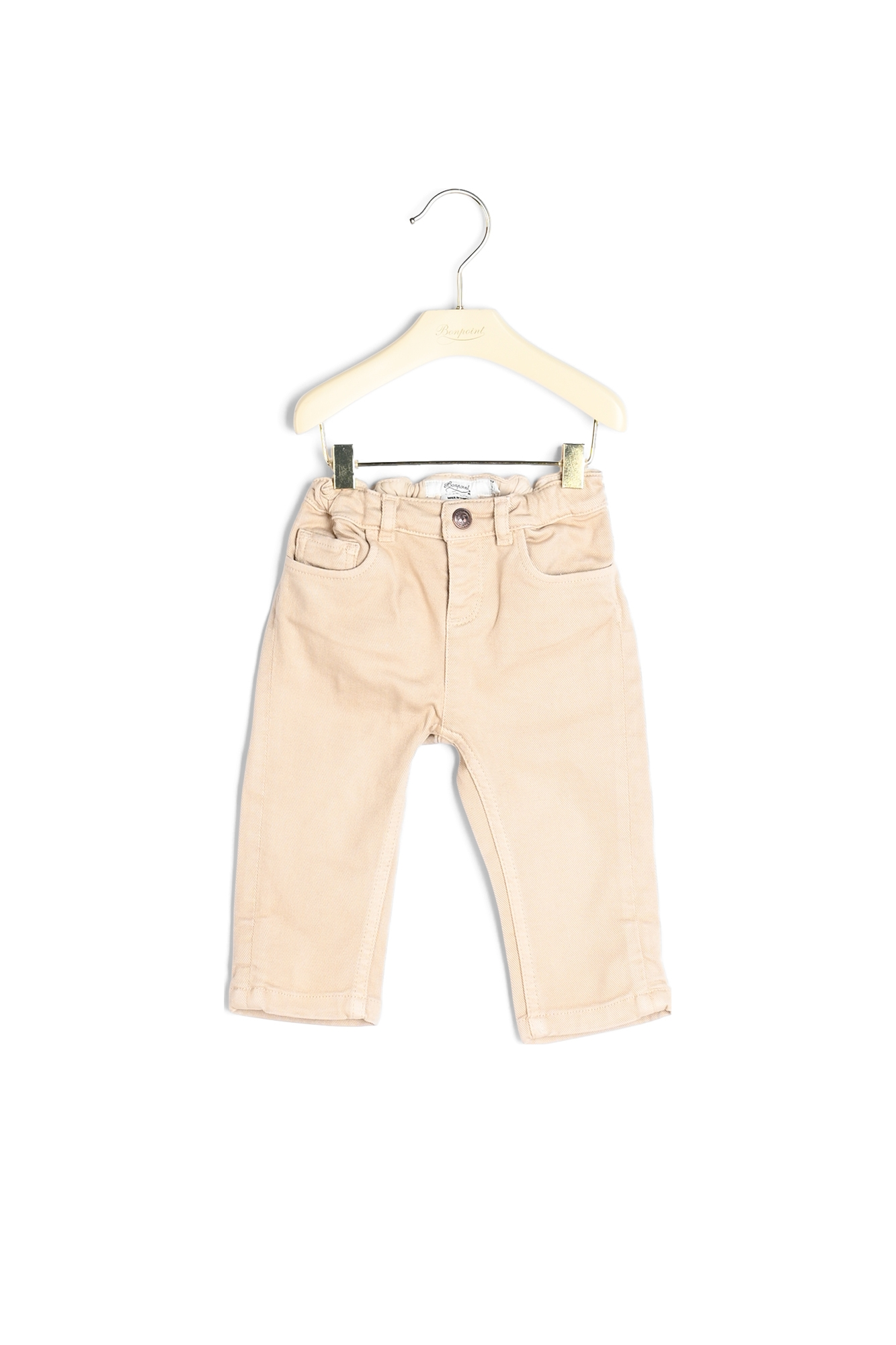 Pantalon en coton bio Bonpoint Vintage seconde main photo 2