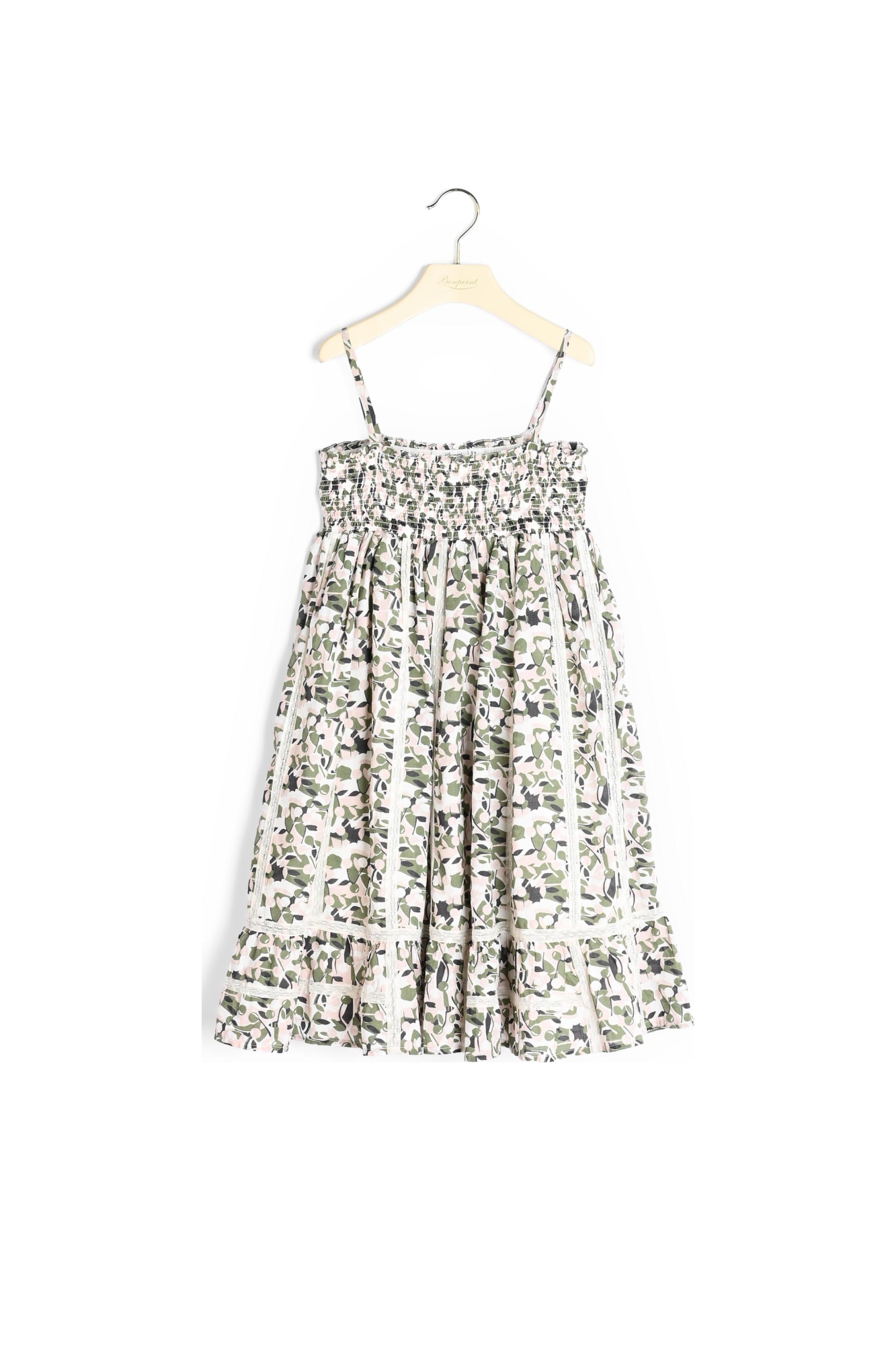 Robe longue avec smocks Bonpoint Vintage seconde main photo 2