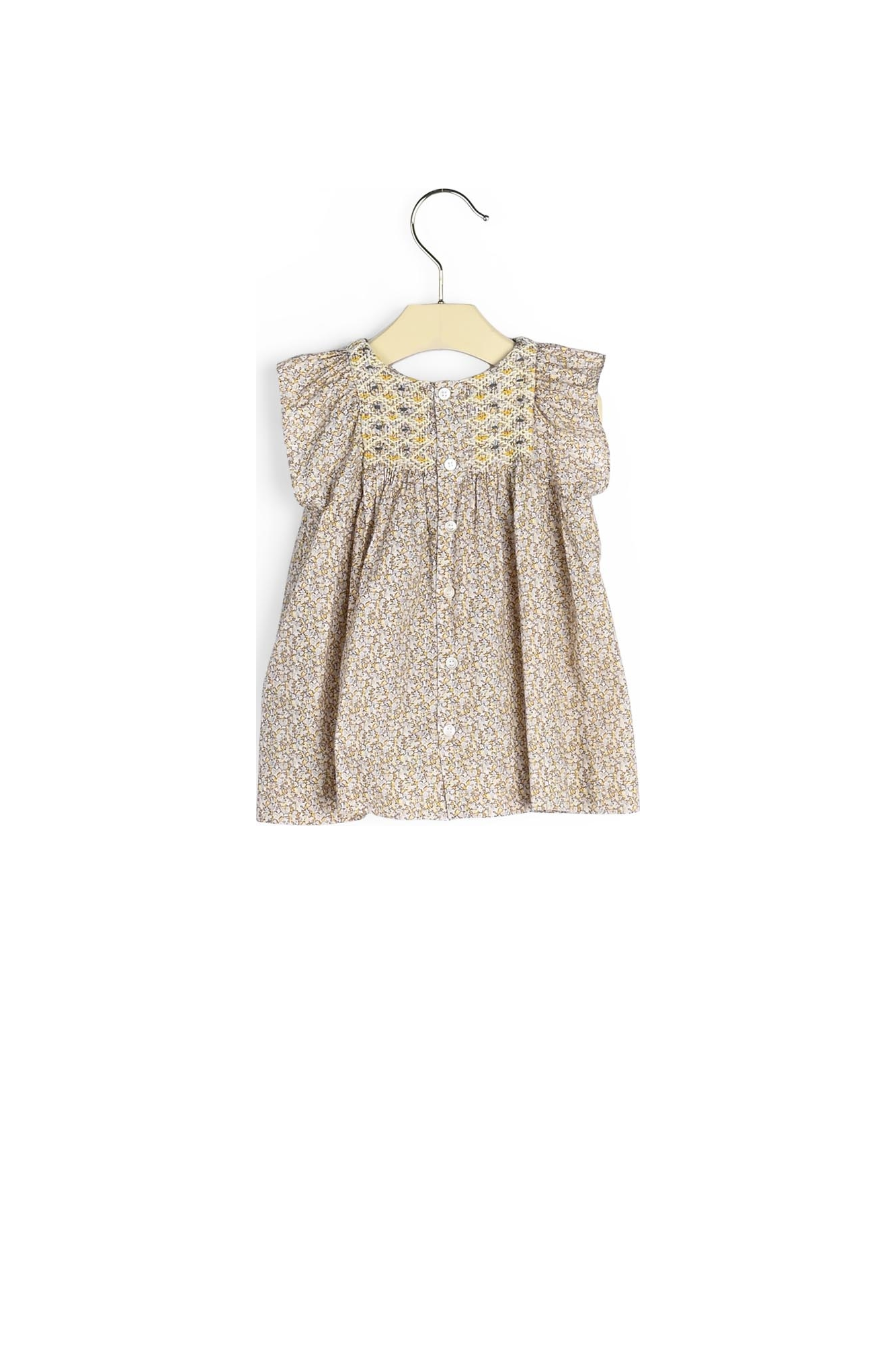 Robe en coton Liberty exclusif Bonpoint Vintage seconde main photo 3