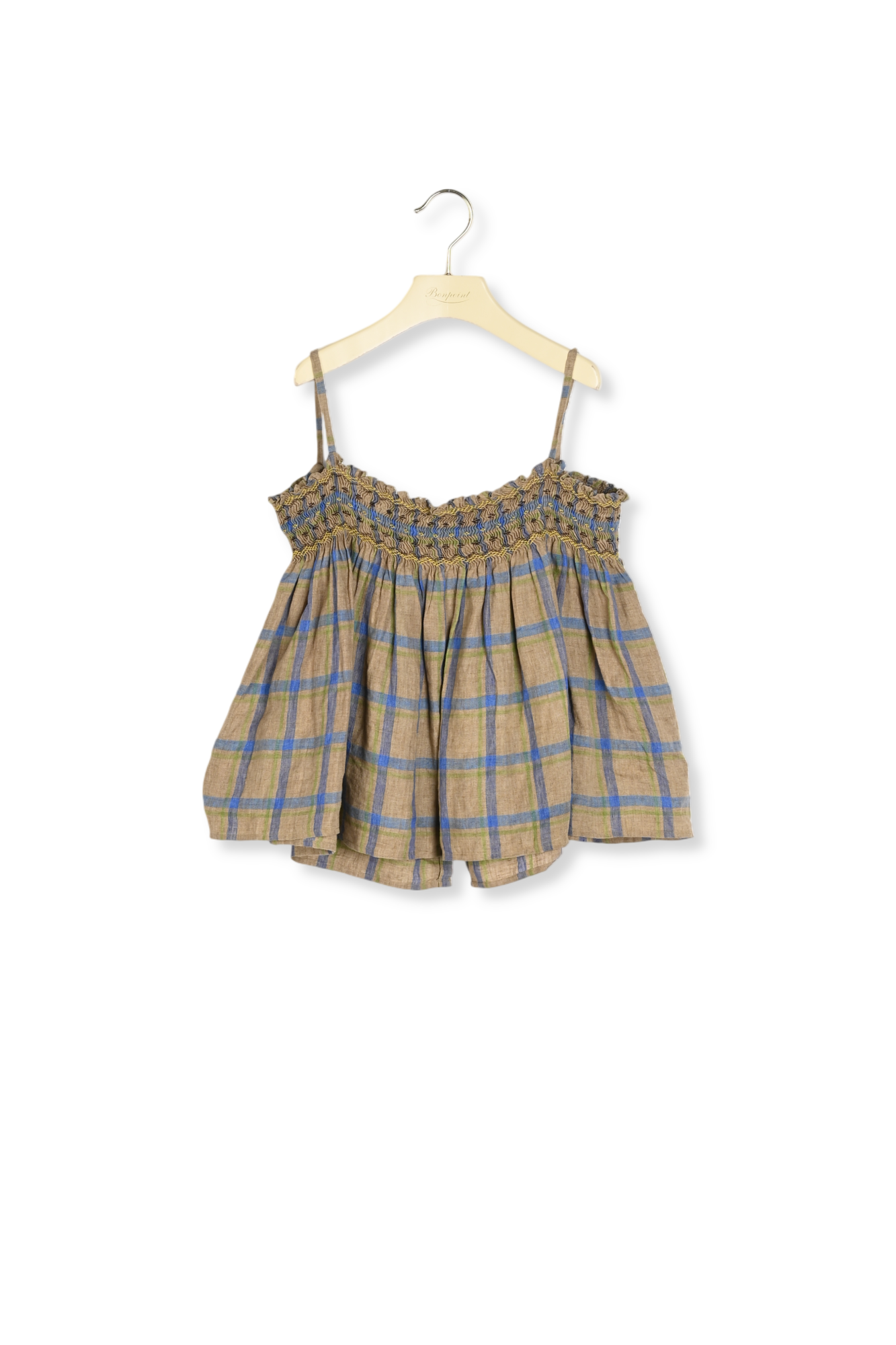 Blouse en lin Bonpoint Vintage seconde main photo 2