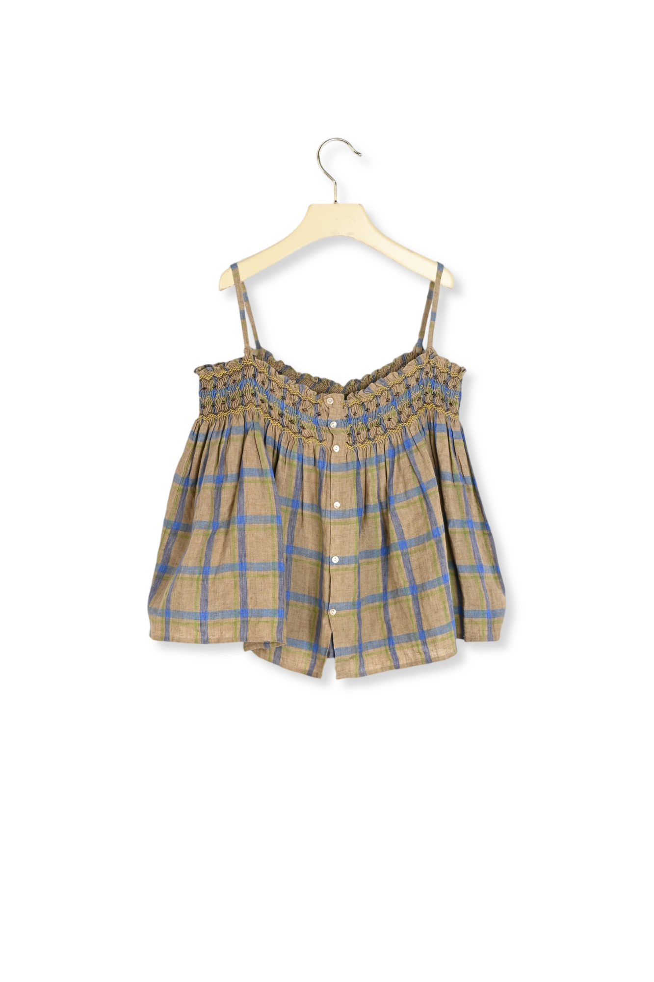 Blouse en lin Bonpoint Vintage seconde main photo 3