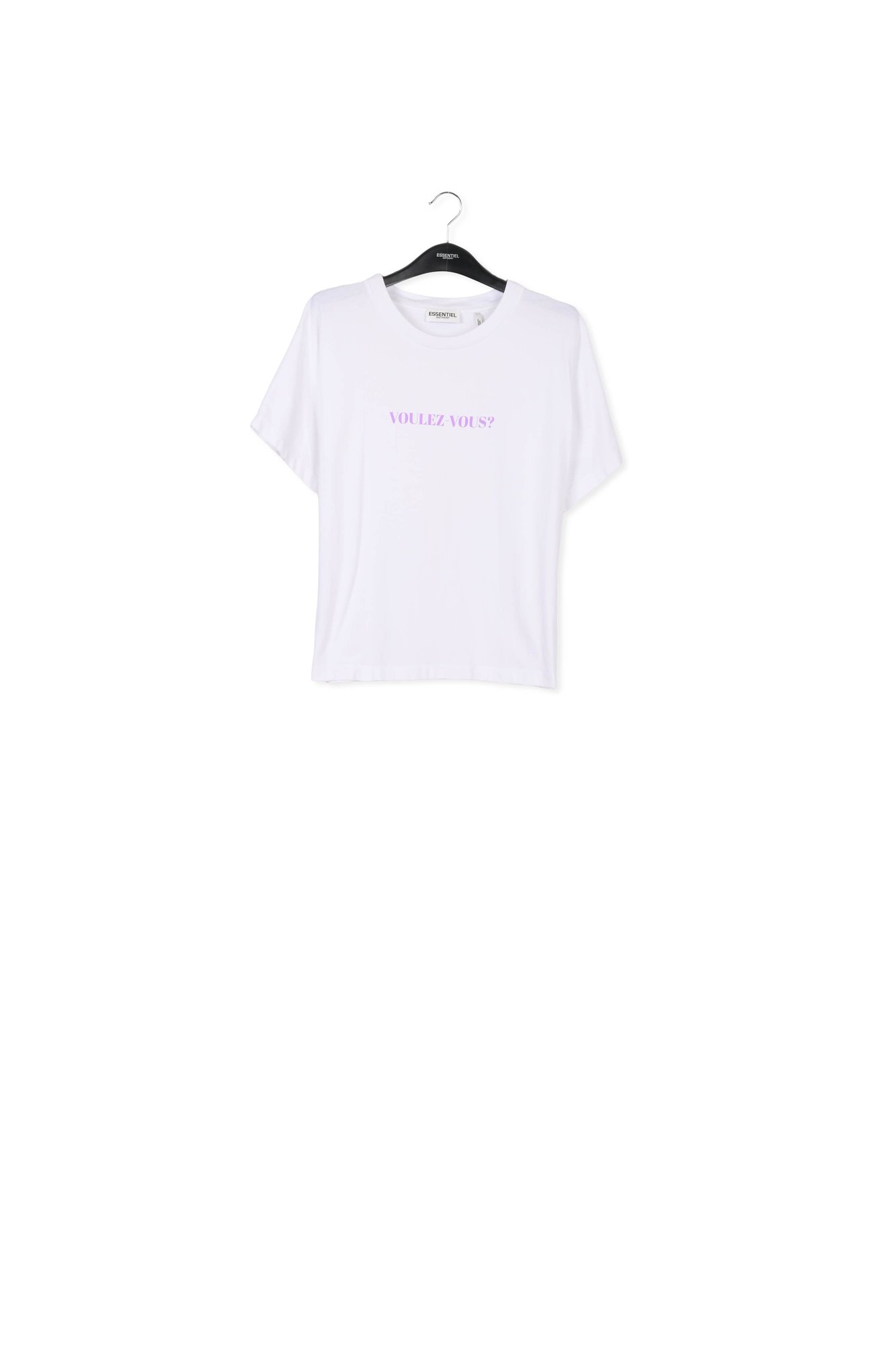 Wit oversized t-shirt van biokatoen RE—SSENTIEL tweedehands photo 1