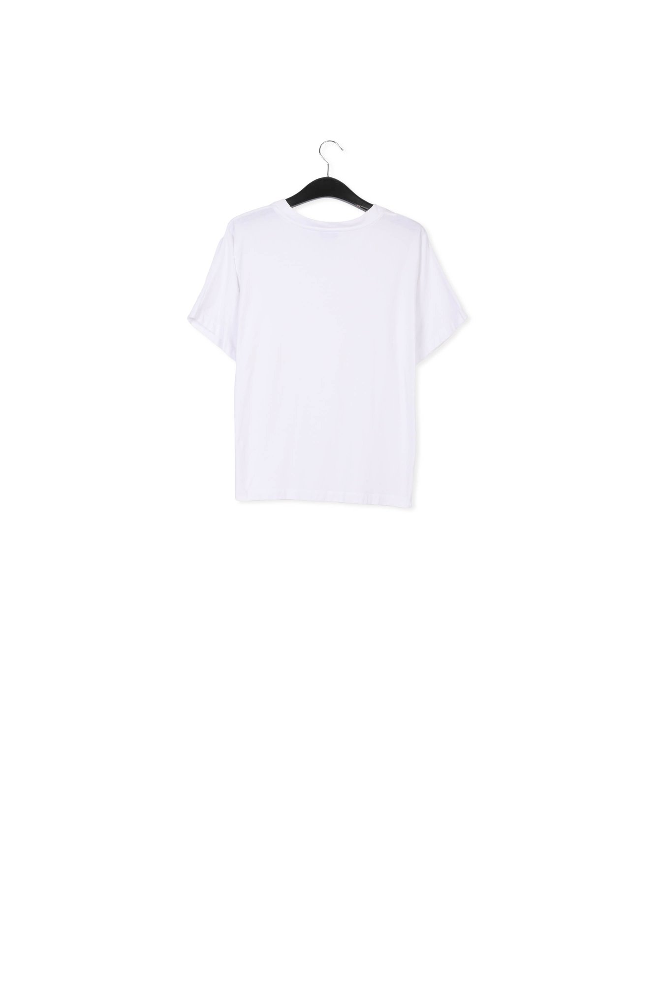 Wit oversized t-shirt van biokatoen RE—SSENTIEL tweedehands photo 2