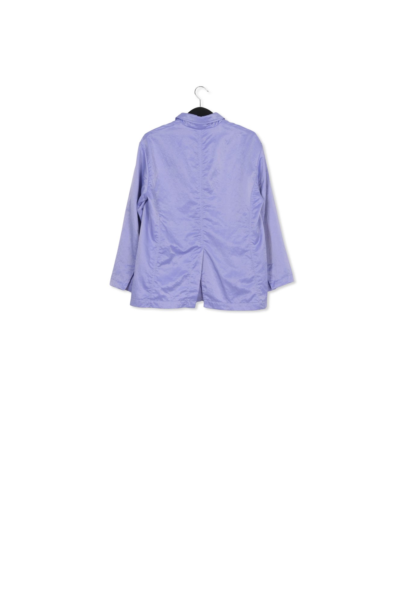 Blazer droit en satin bleu clair RE—SSENTIEL seconde main photo 2