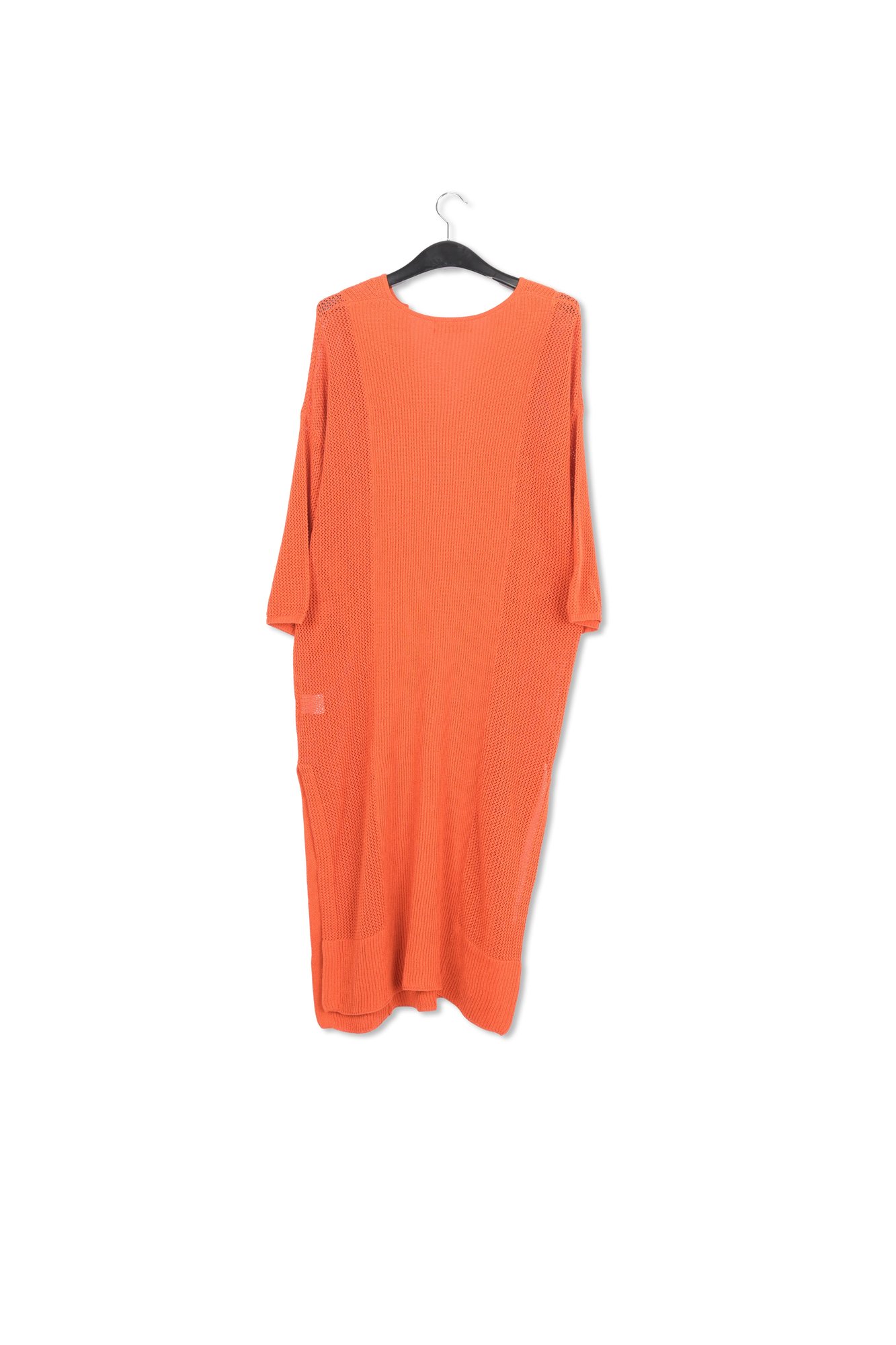 Robe caftan ample en tricot orange RE—SSENTIEL seconde main photo 2