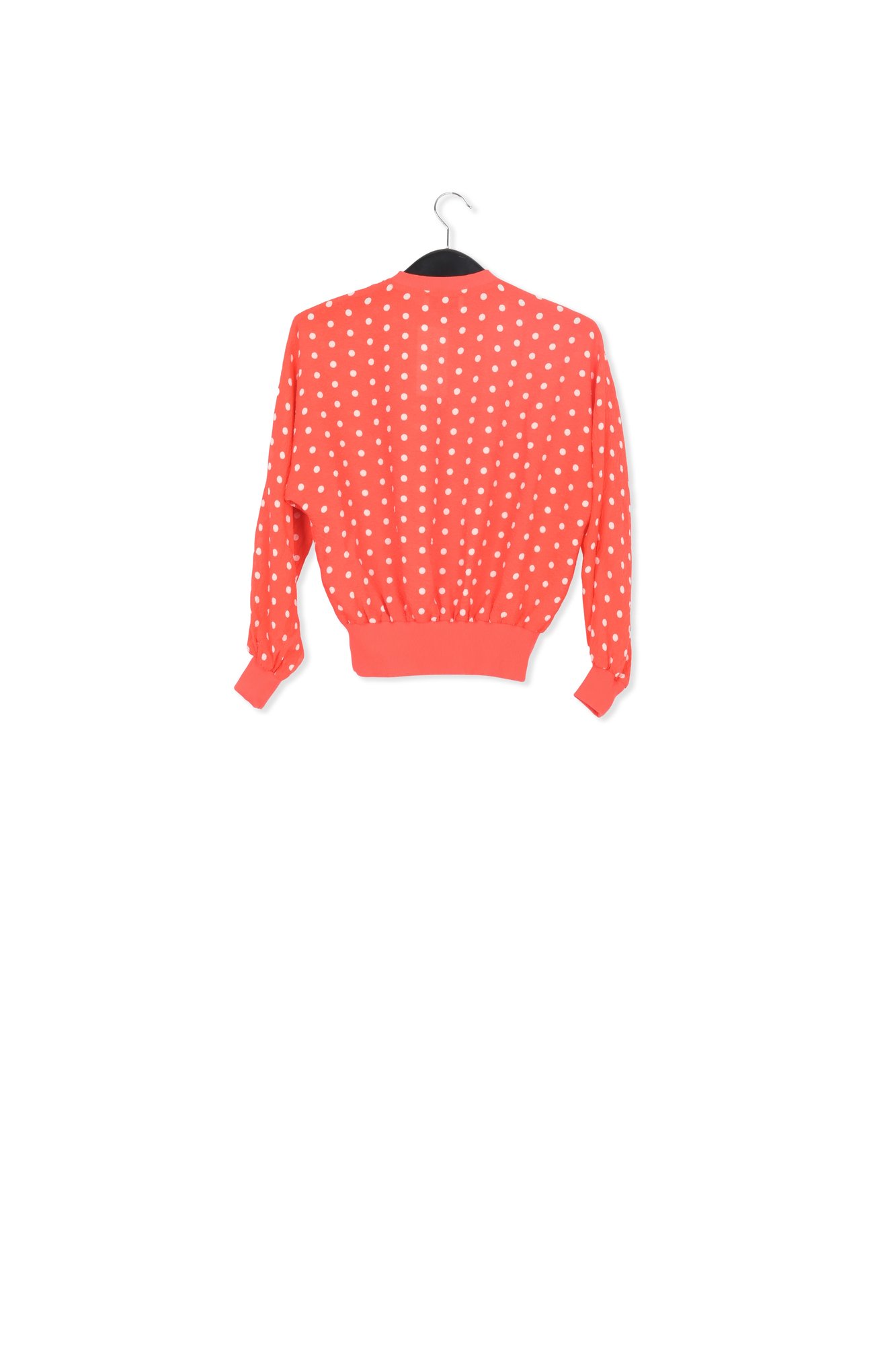 Red and white polka-dot loose-fit top RE—SSENTIEL second-hand photo 2