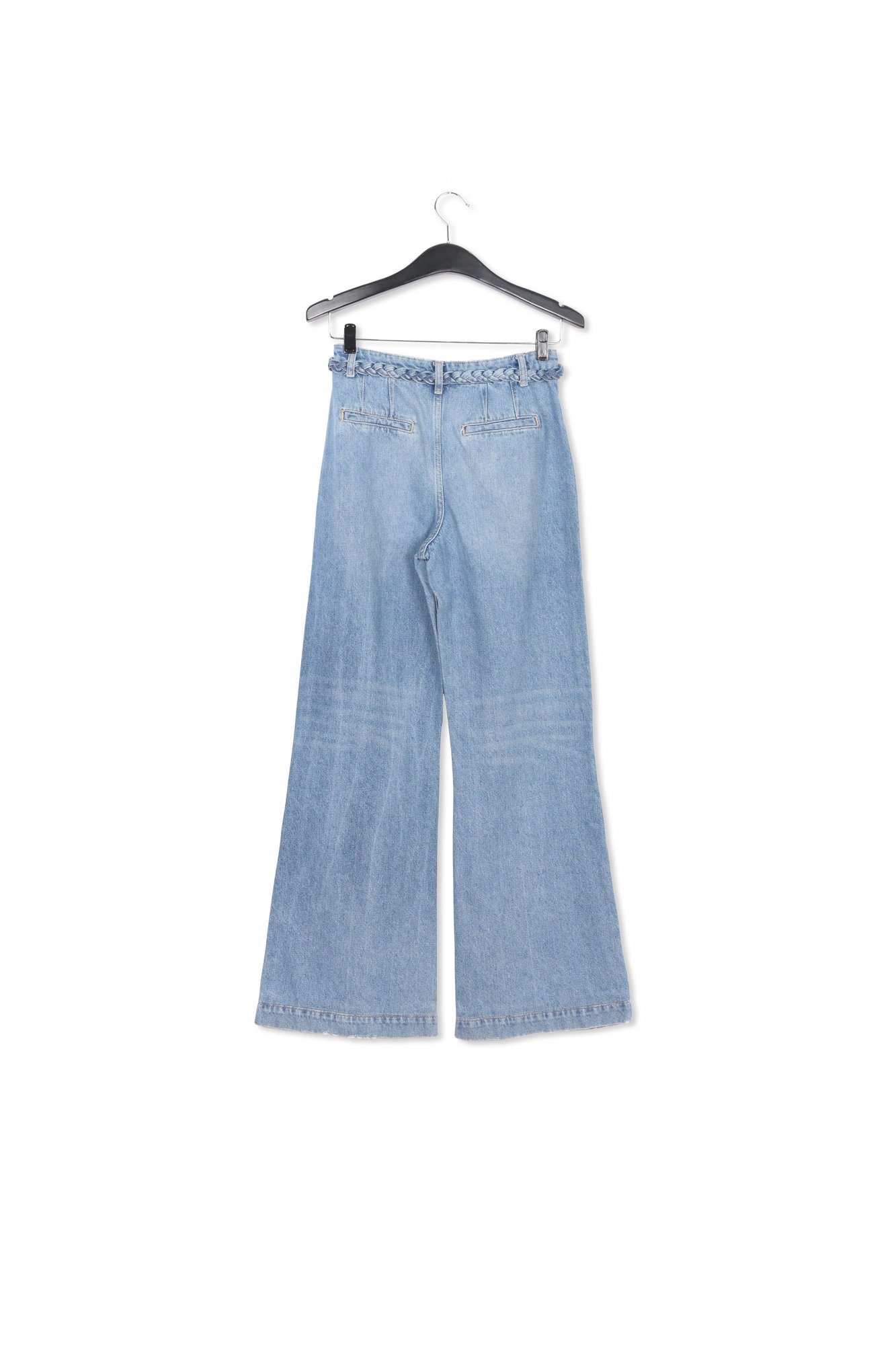 Rechte blauwe jeans met kick flare RE—SSENTIEL tweedehands photo 2