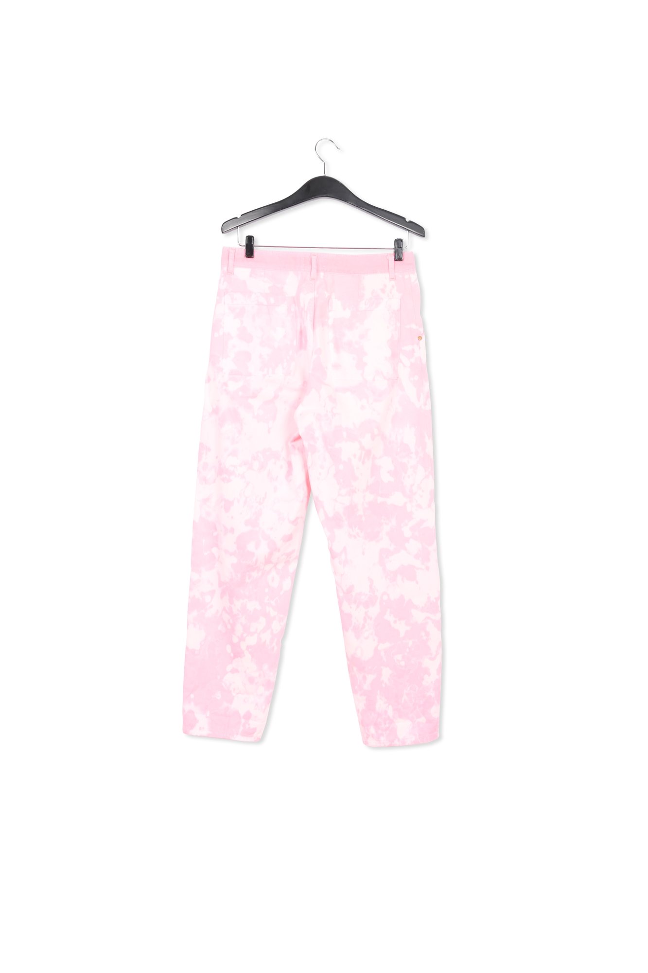Pink and off-white tie-dyed jeans RE—SSENTIEL second-hand photo 2