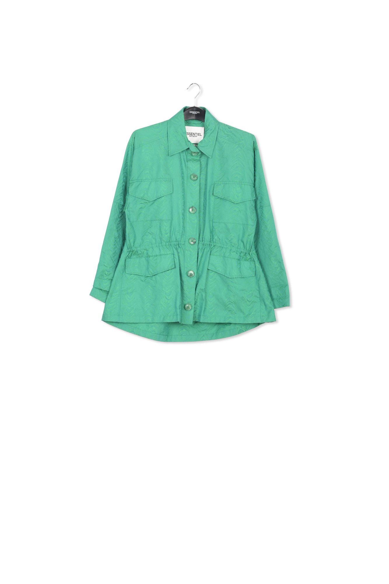 Veste en jacquard verte RE—SSENTIEL seconde main photo 1