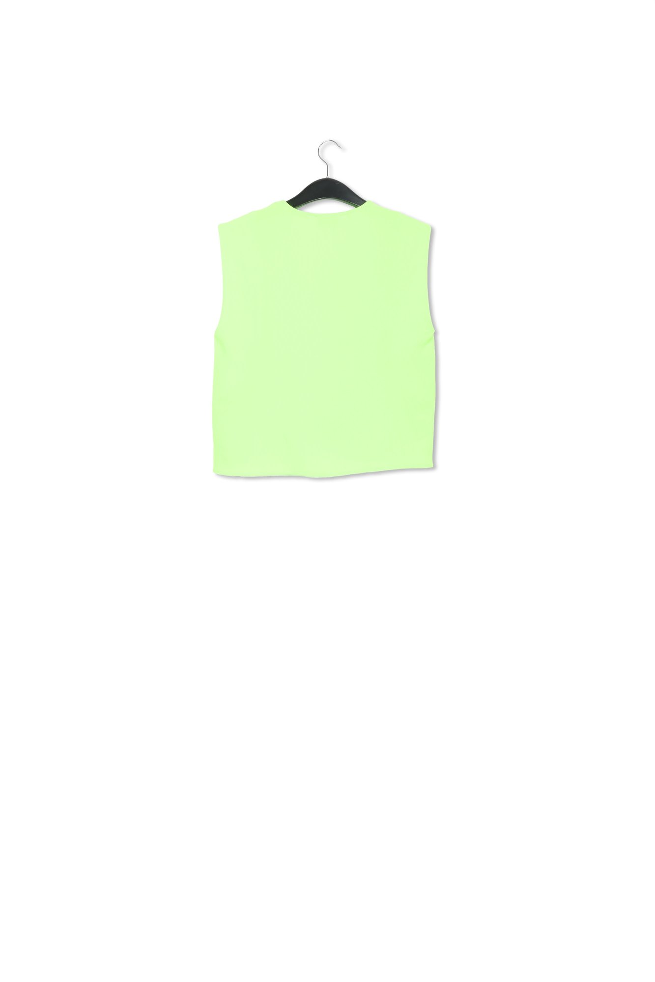Top sans manches vert fluo à col en V RE—SSENTIEL seconde main photo 2