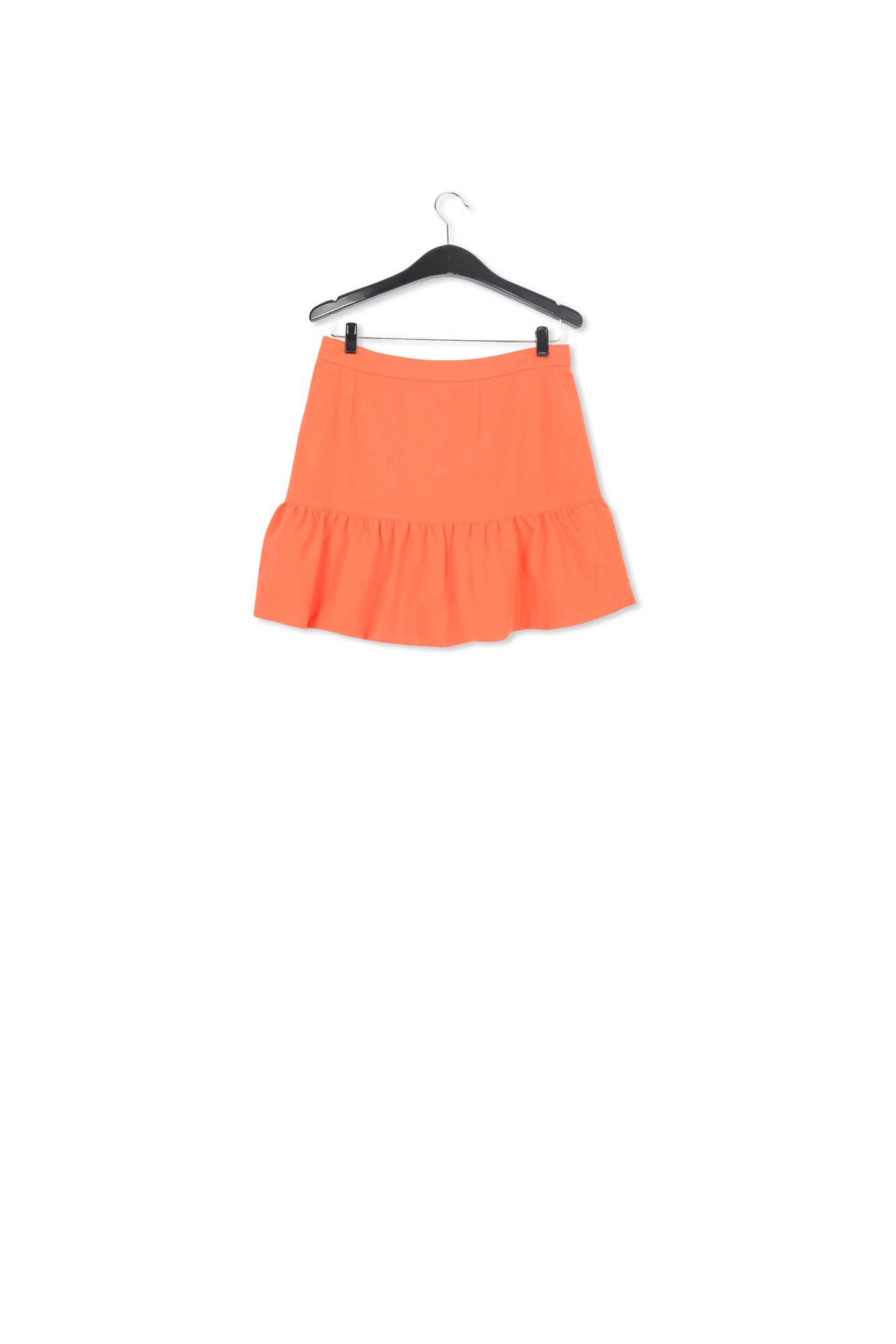 Mini-jupe portefeuille orange RE—SSENTIEL seconde main photo 2