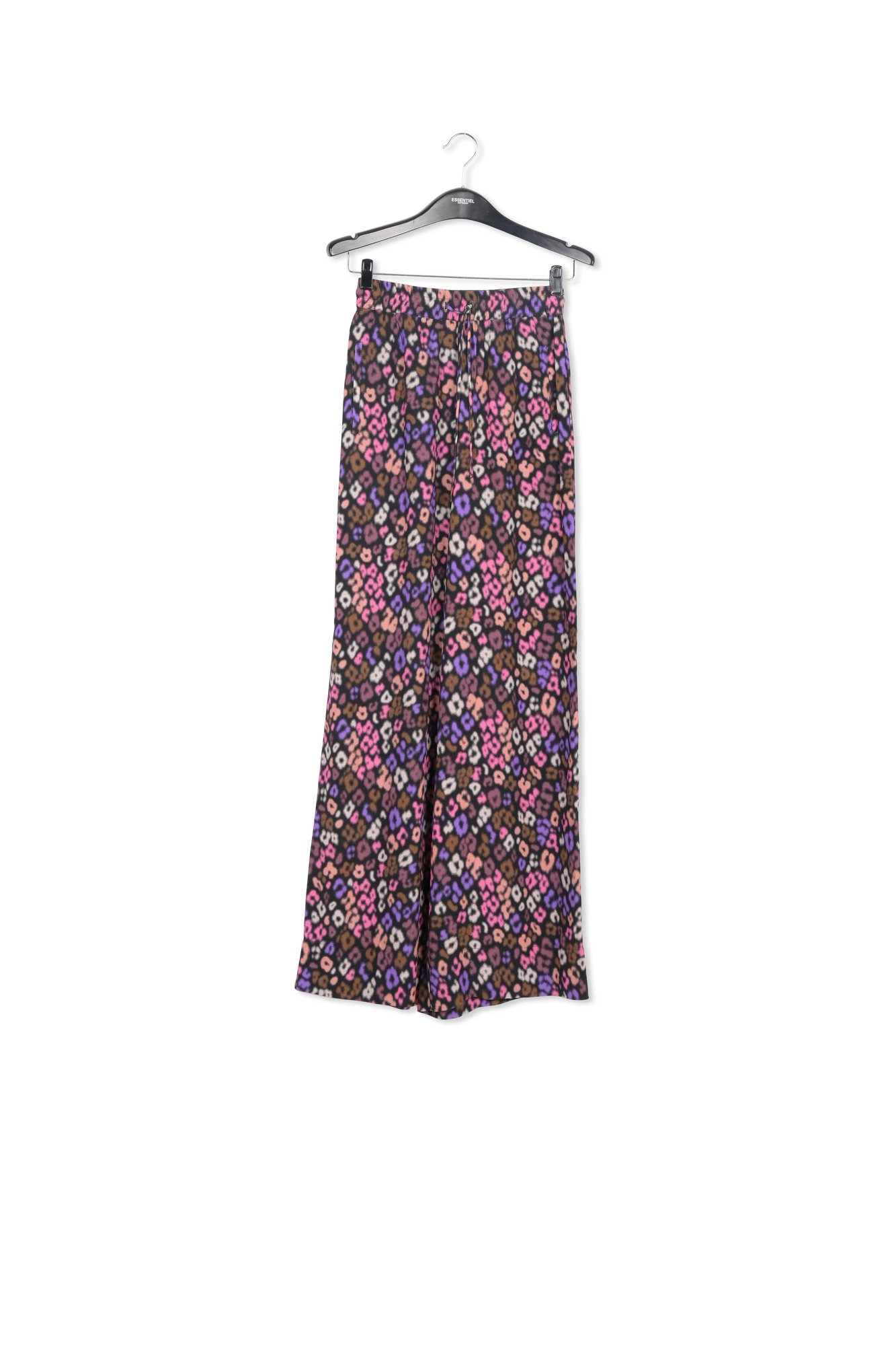 Brede broek met kleurrijke luipaardprint RE—SSENTIEL tweedehands photo 1