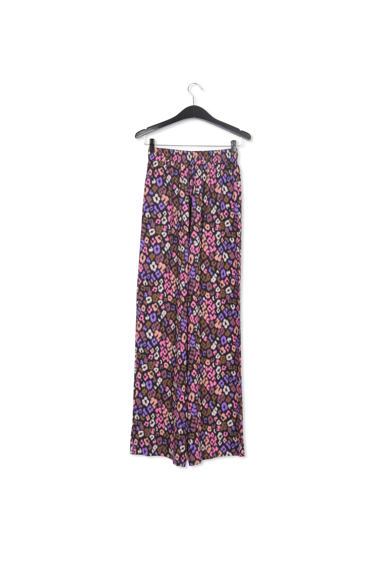 Brede broek met kleurrijke luipaardprint RE—SSENTIEL tweedehands photo 2