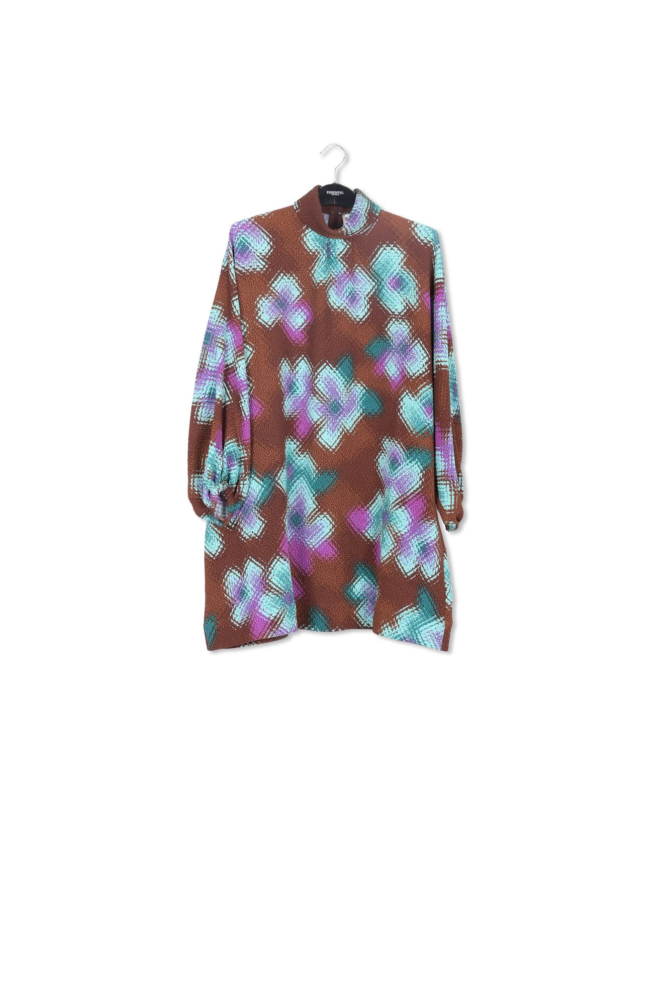 Brun/Bleu clair/Pourpre