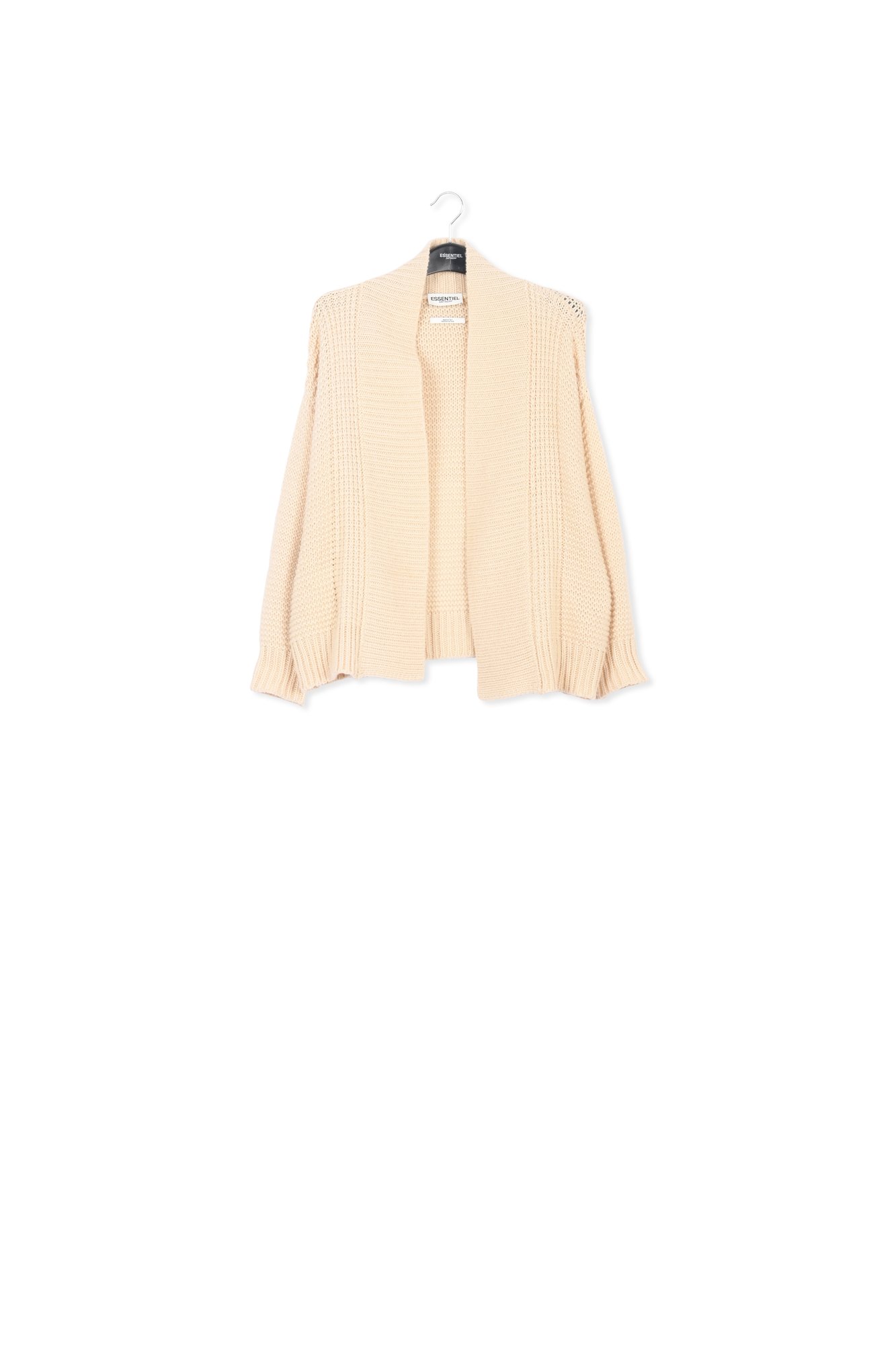 Off-white big sleeves knit cardigan RE—SSENTIEL second-hand photo 1