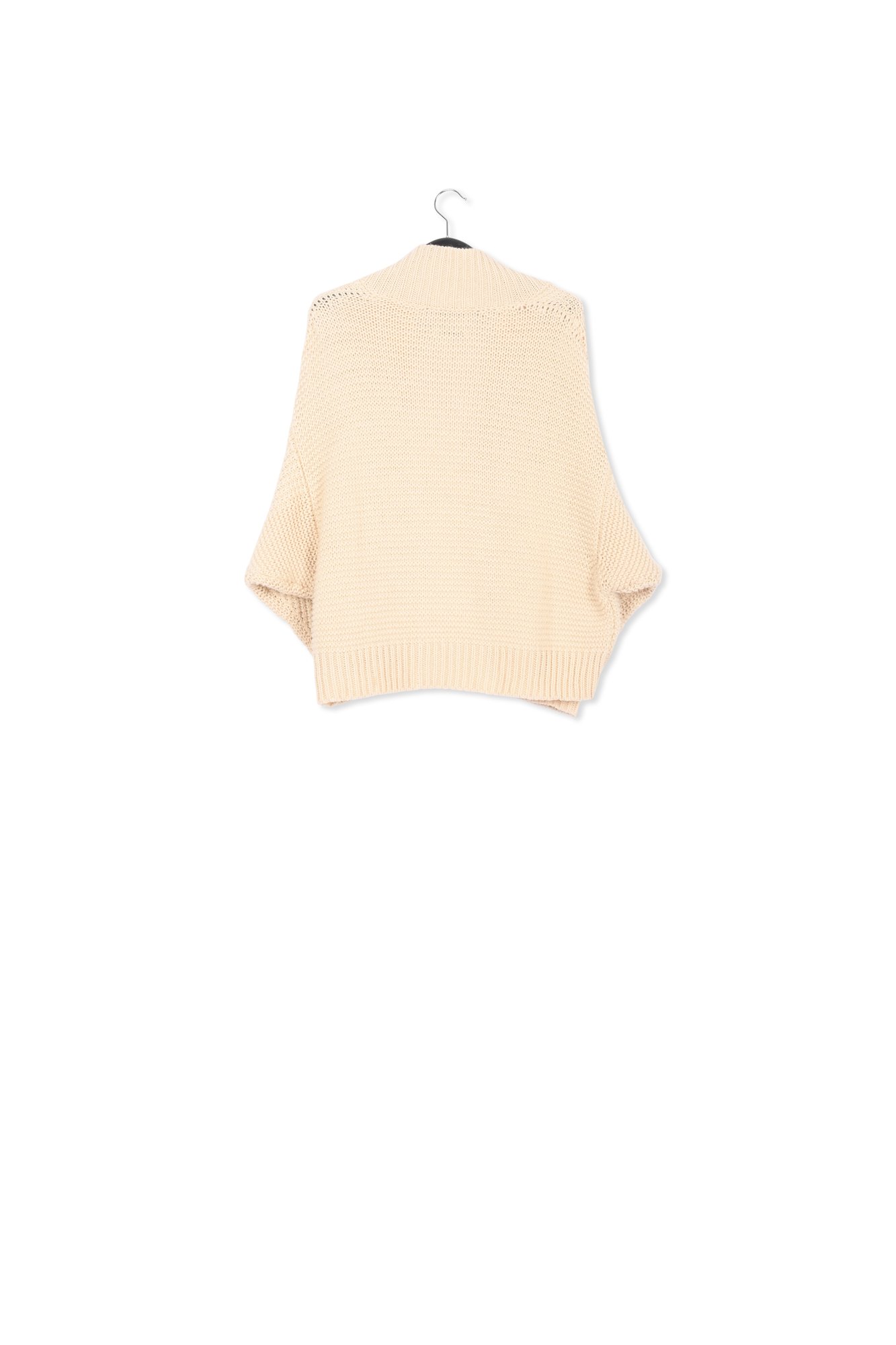 Off-white big sleeves knit cardigan RE—SSENTIEL second-hand photo 2