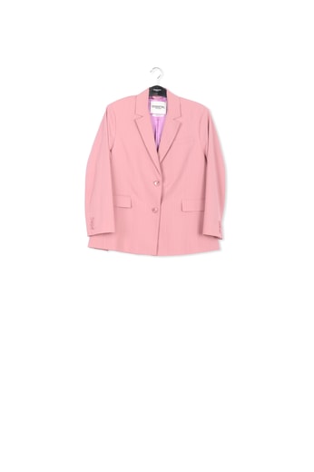 Blazer rose oversize aux rayures fines RE—SSENTIEL seconde main photo 1