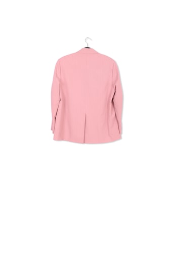 Blazer rose oversize aux rayures fines RE—SSENTIEL seconde main photo 2