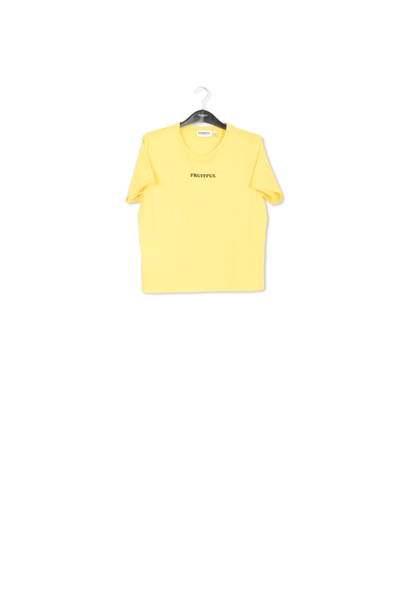 Geel oversized T-shirt van biokatoen RE—SSENTIEL tweedehands photo 1