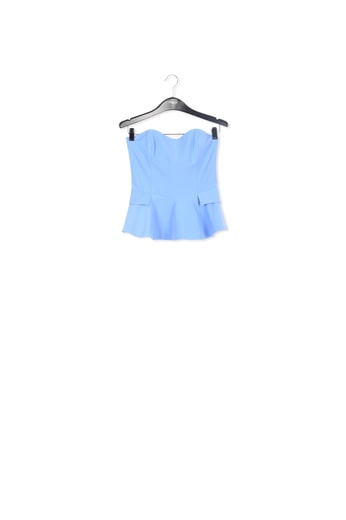 Blue bustier top RE—SSENTIEL second-hand photo 1