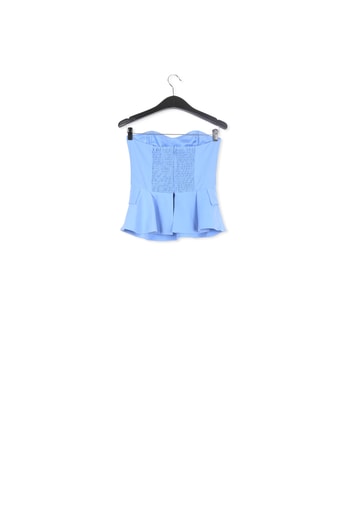 Blue bustier top RE—SSENTIEL second-hand photo 2