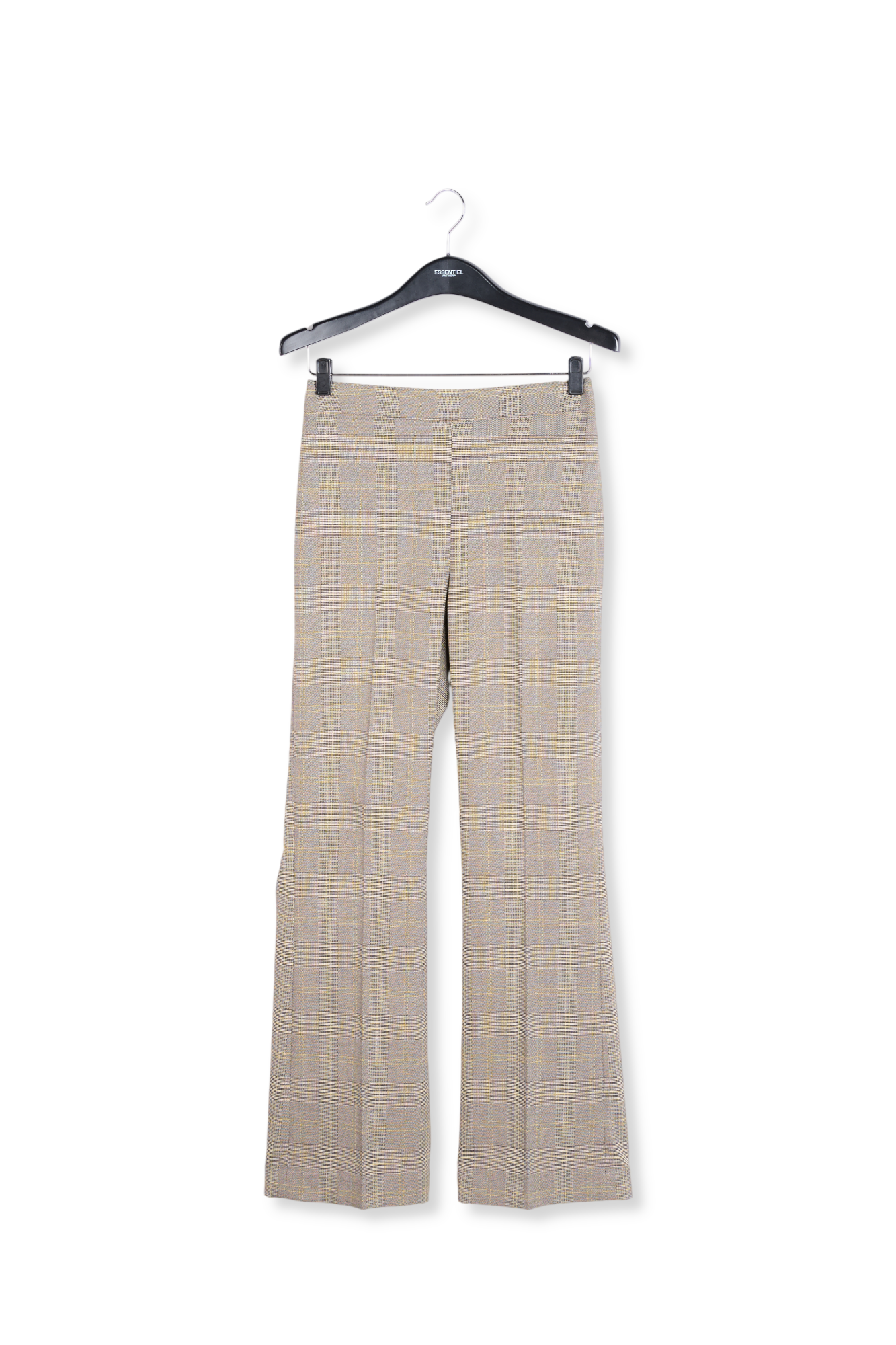 Beige geruite klassieke broek RE—SSENTIEL tweedehands photo 1