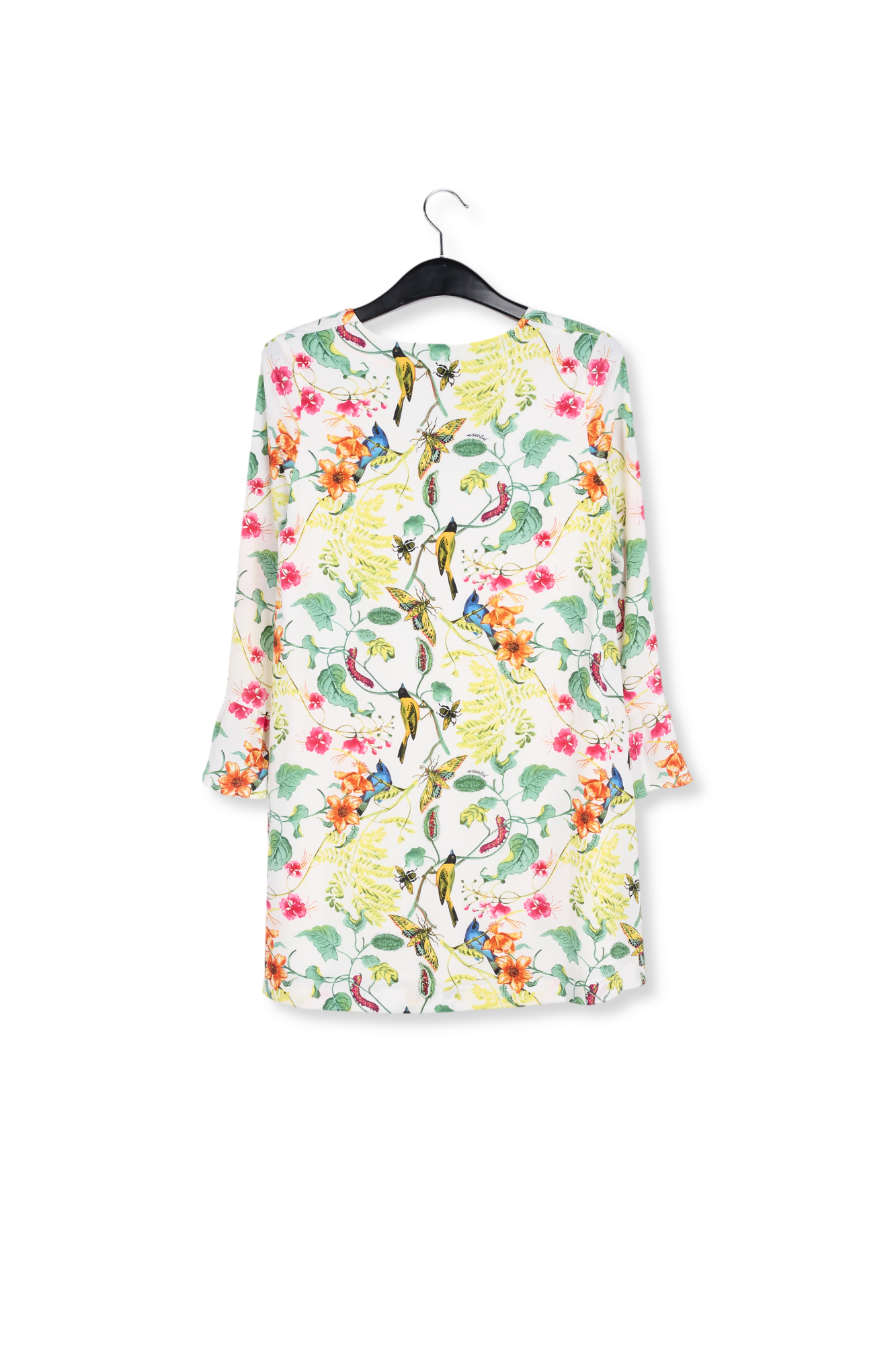 Mini-robe florale à volants RE—SSENTIEL seconde main photo 2