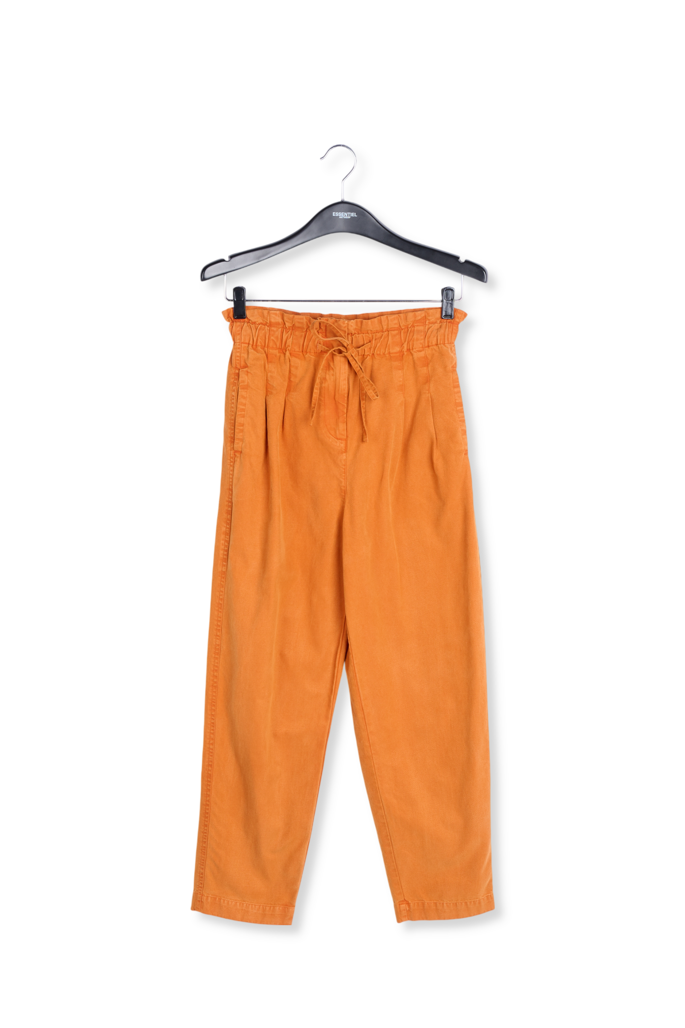Pantalon fuselé en coton orange RE—SSENTIEL seconde main photo 1