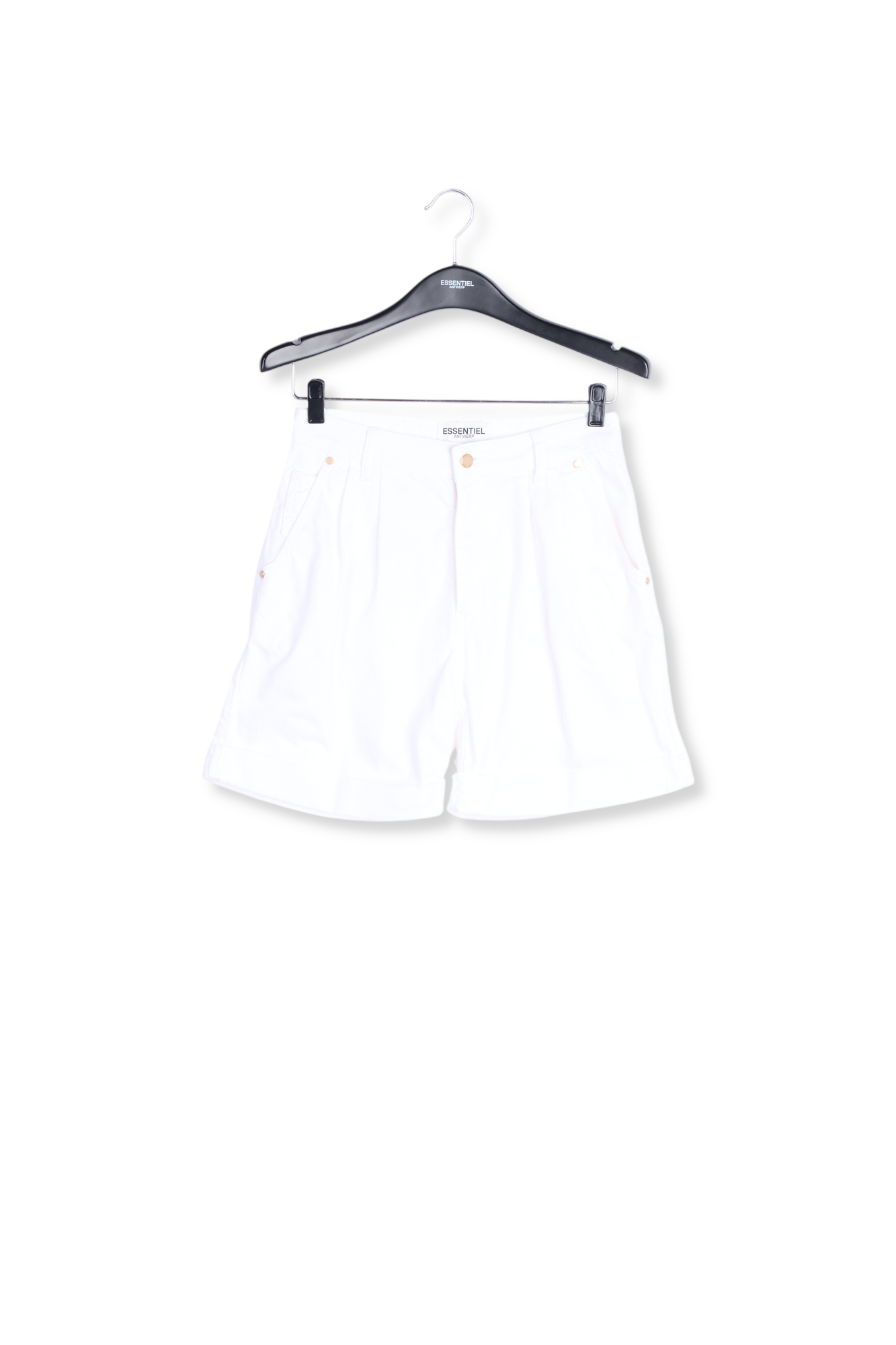 White denim boyfriend shorts RE—SSENTIEL second-hand photo 1