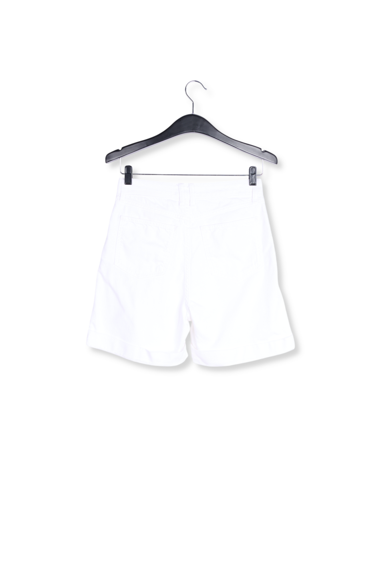 White denim boyfriend shorts RE—SSENTIEL second-hand photo 2