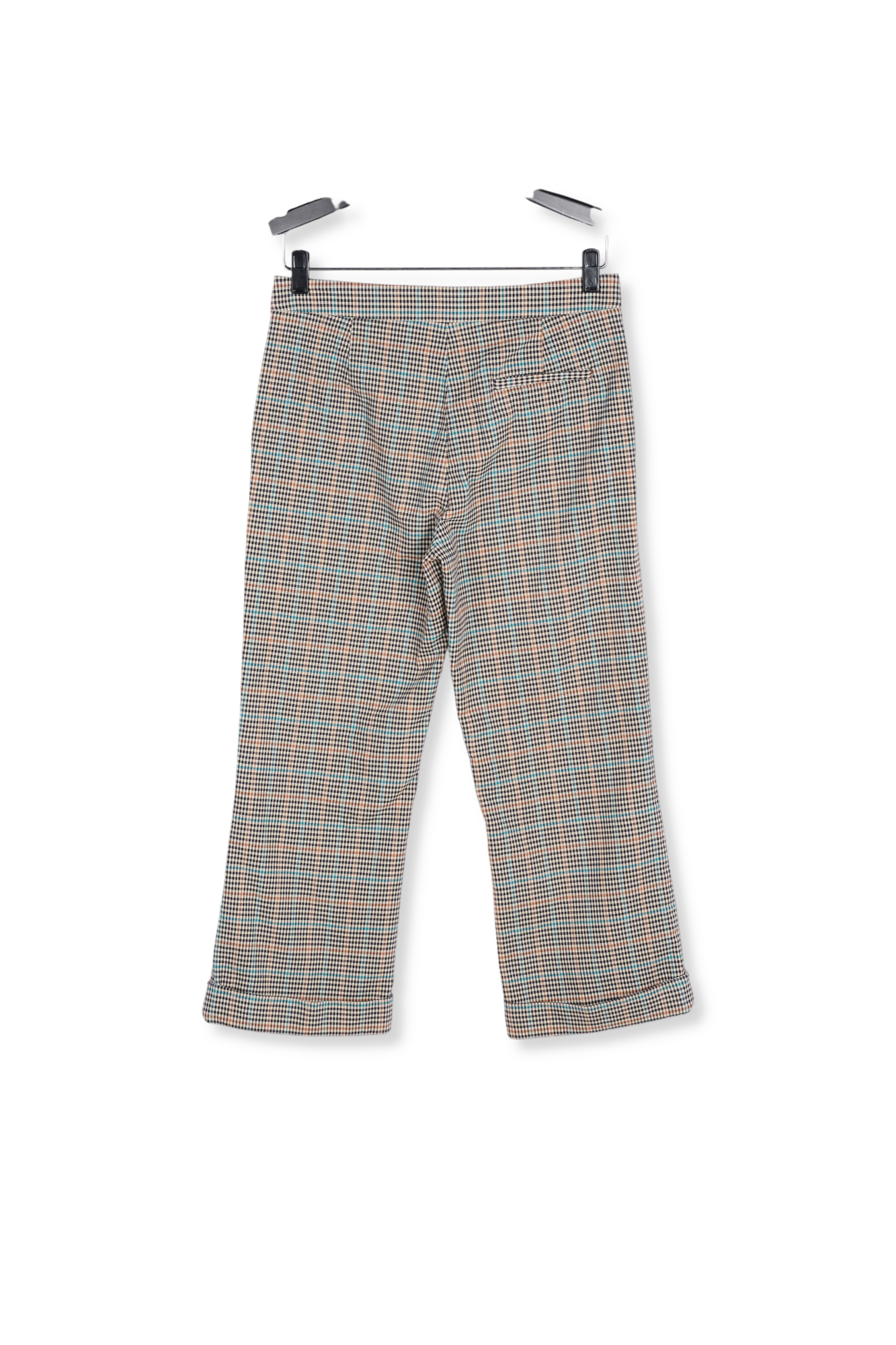 Checked cropped pants RE—SSENTIEL second-hand photo 2
