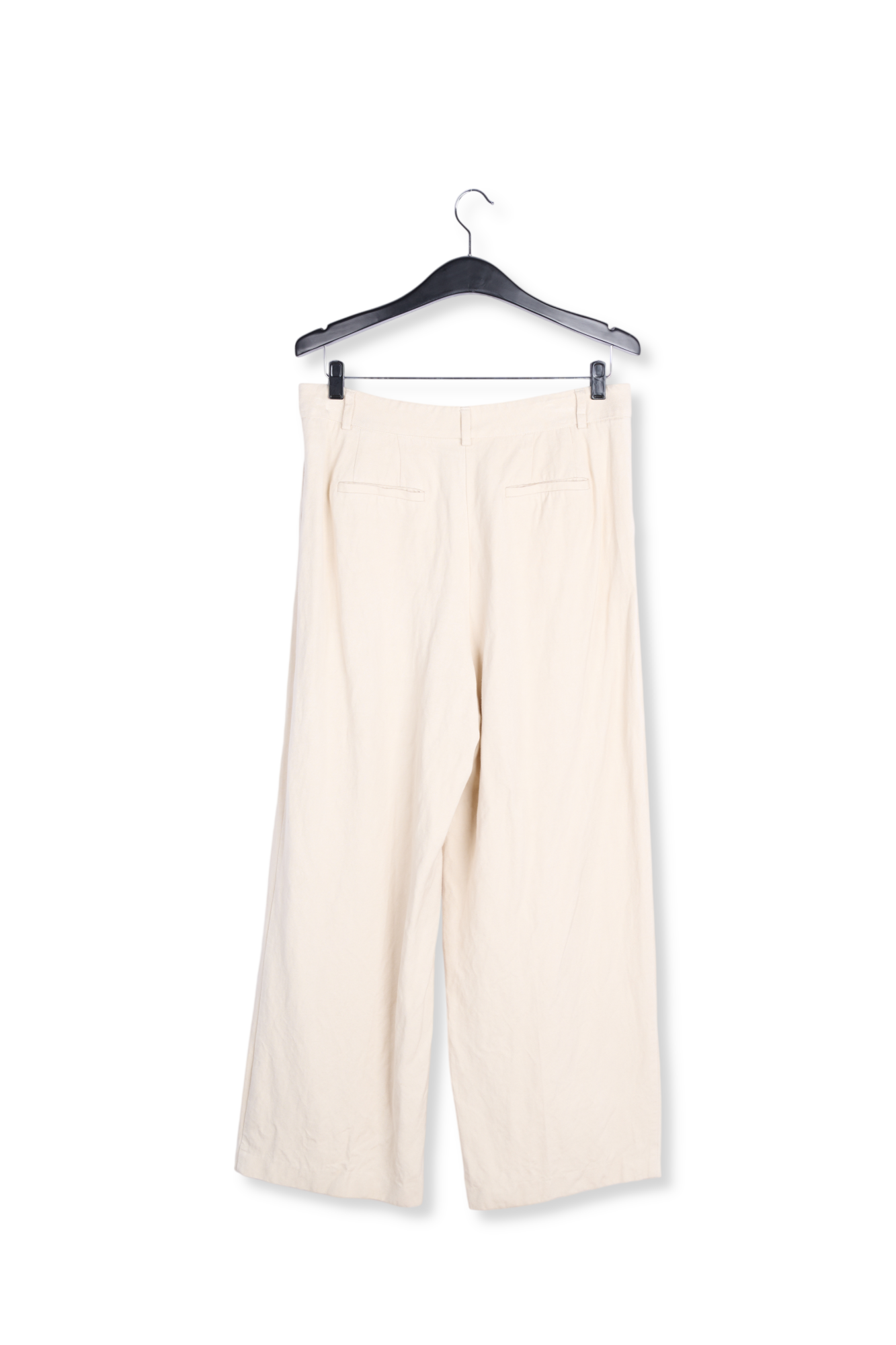 Off-white wide-leg pants RE—SSENTIEL second-hand photo 2
