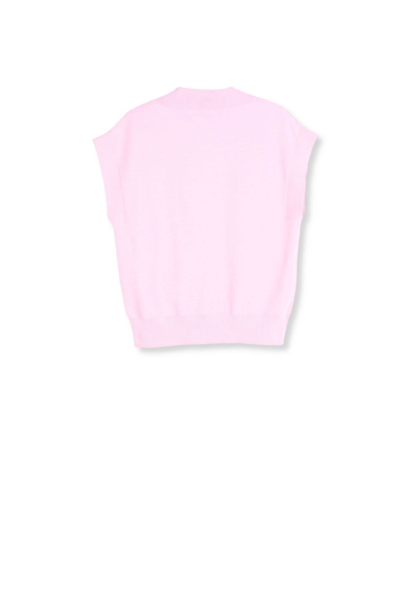 Roze gebreid vest zonder mouwen RE—SSENTIEL tweedehands photo 2