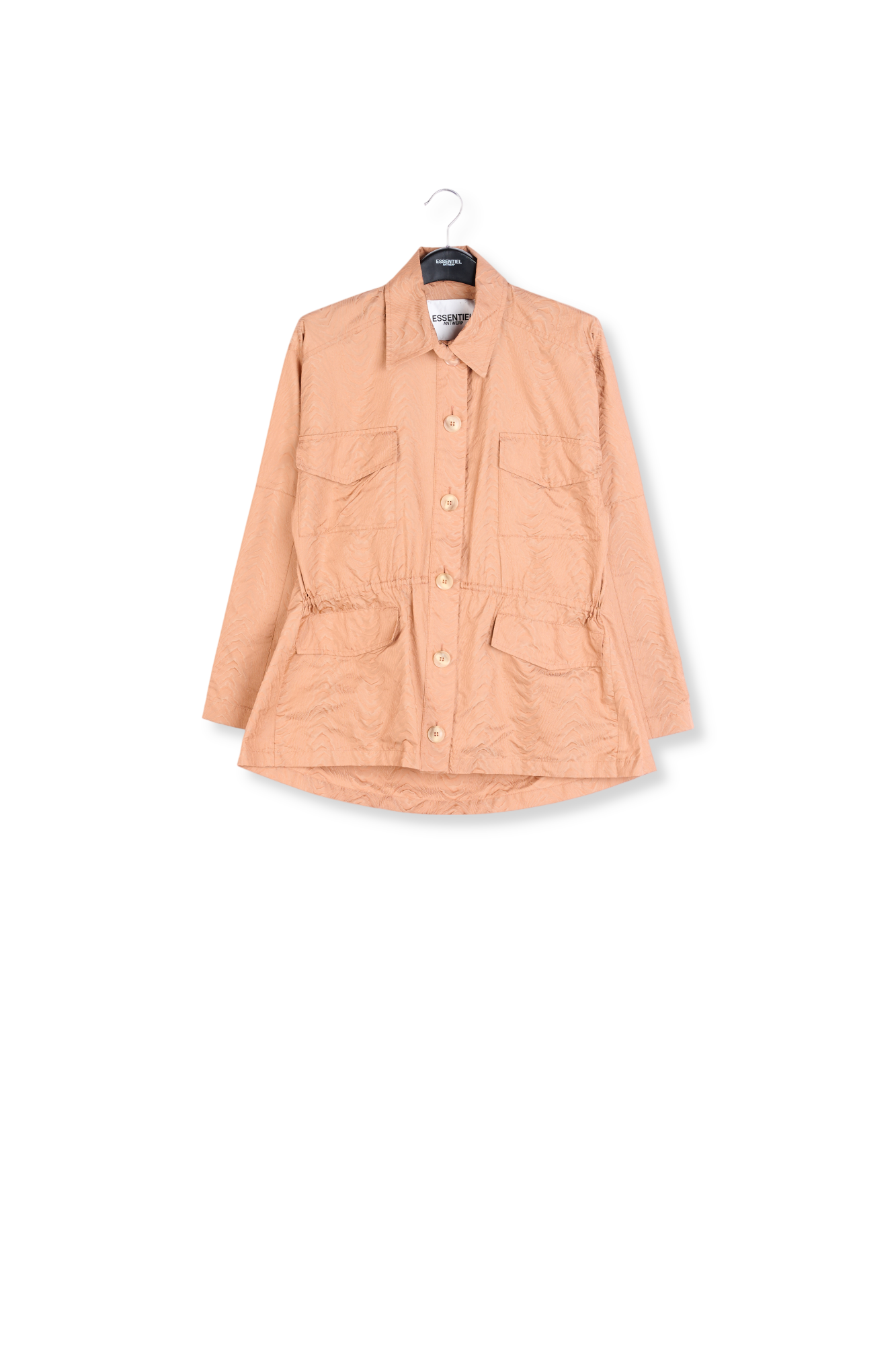 Veste en jacquard brune RE—SSENTIEL seconde main photo 1