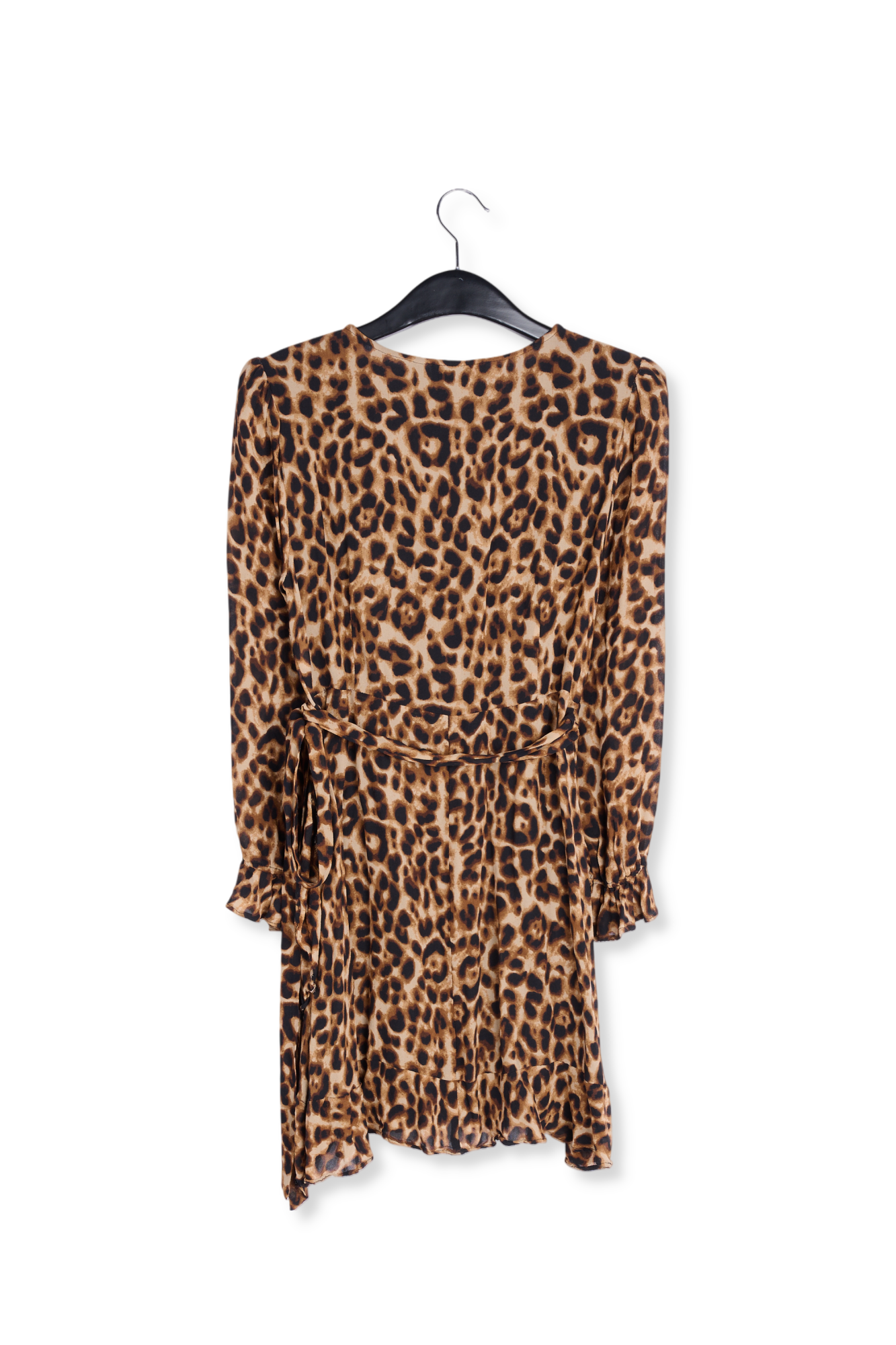 Wrap dress with leopard print RE—SSENTIEL second-hand photo 2