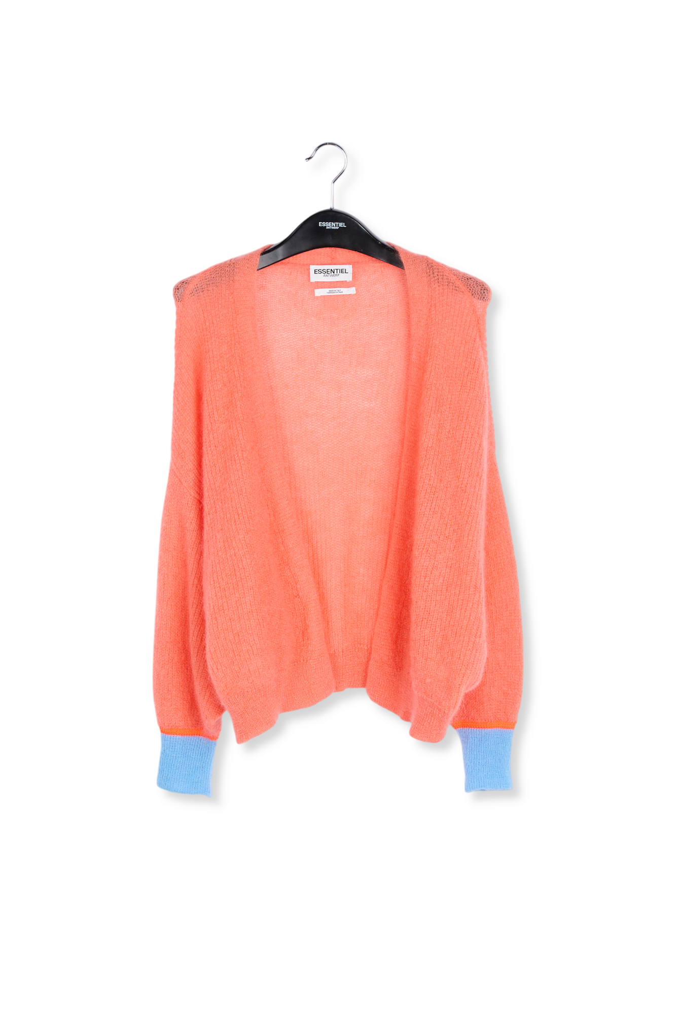 Cardigan orange en mohair mélangé RE—SSENTIEL seconde main photo 1