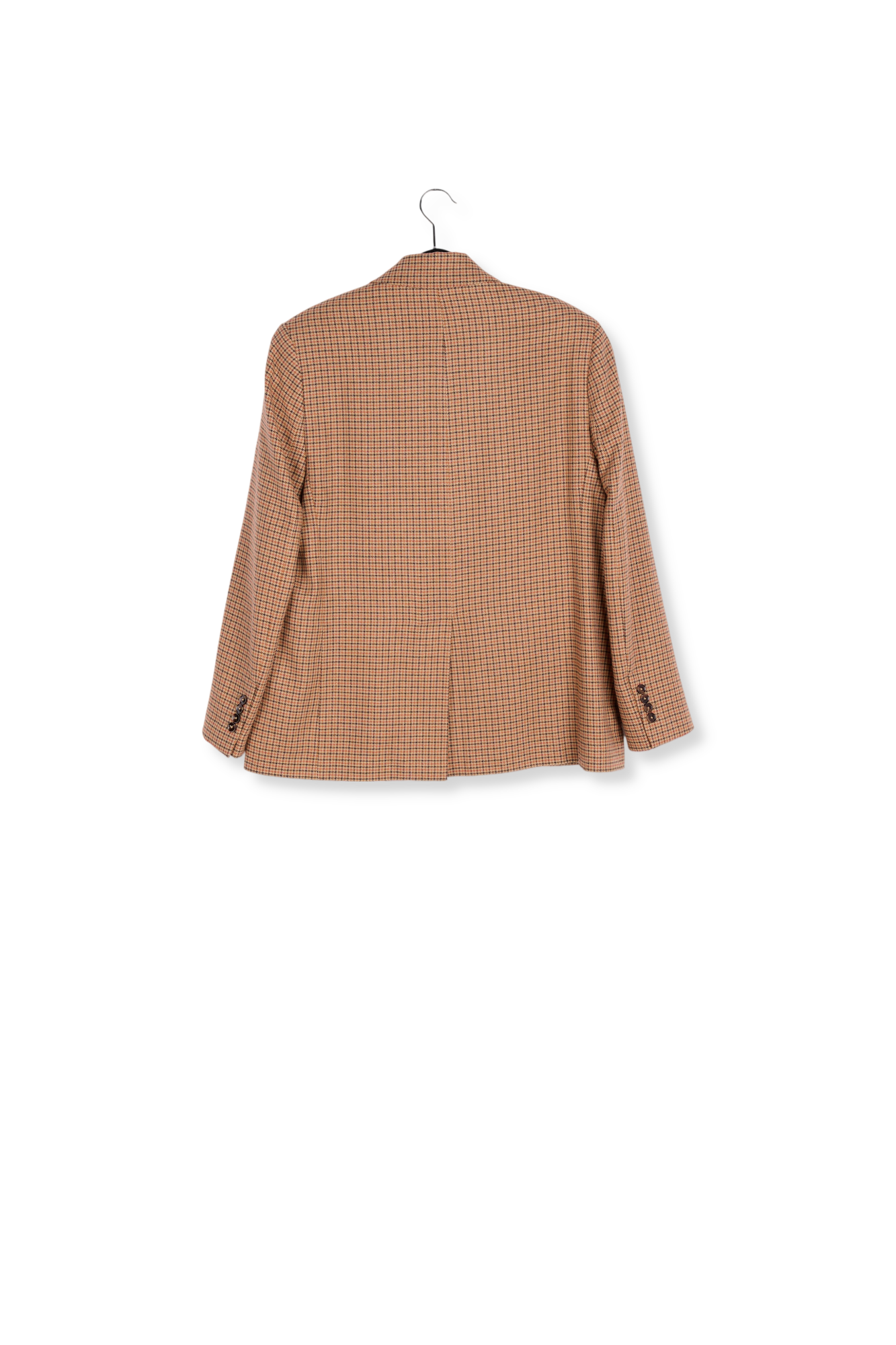 Brown check oversized-fit blazer RE—SSENTIEL second-hand photo 2