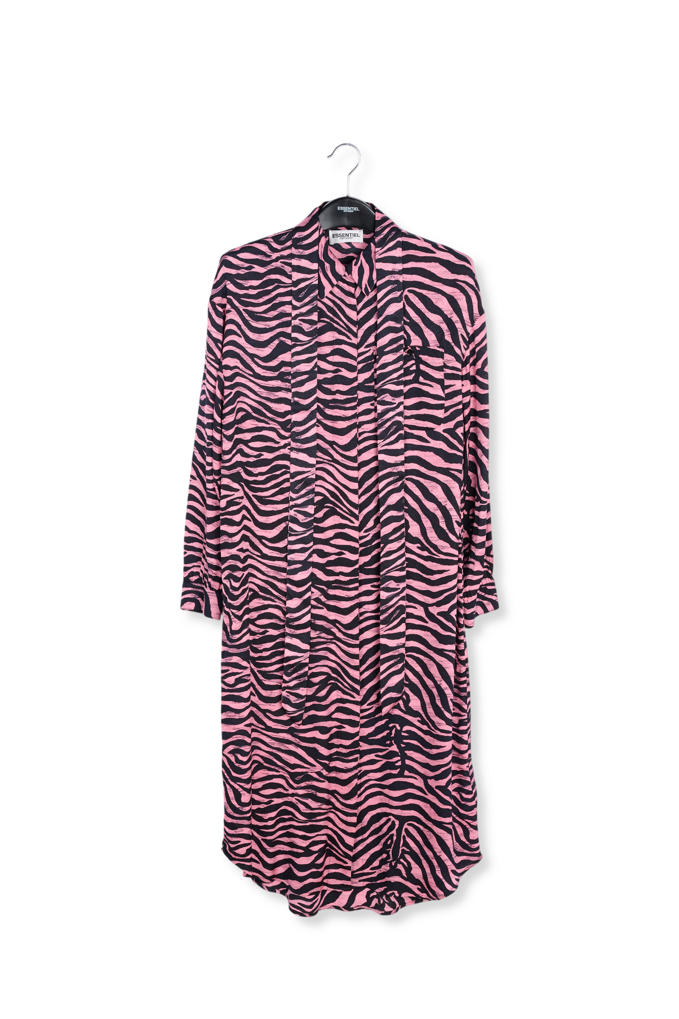 Roze hemdjurk met zebraprint RE—SSENTIEL tweedehands photo 1