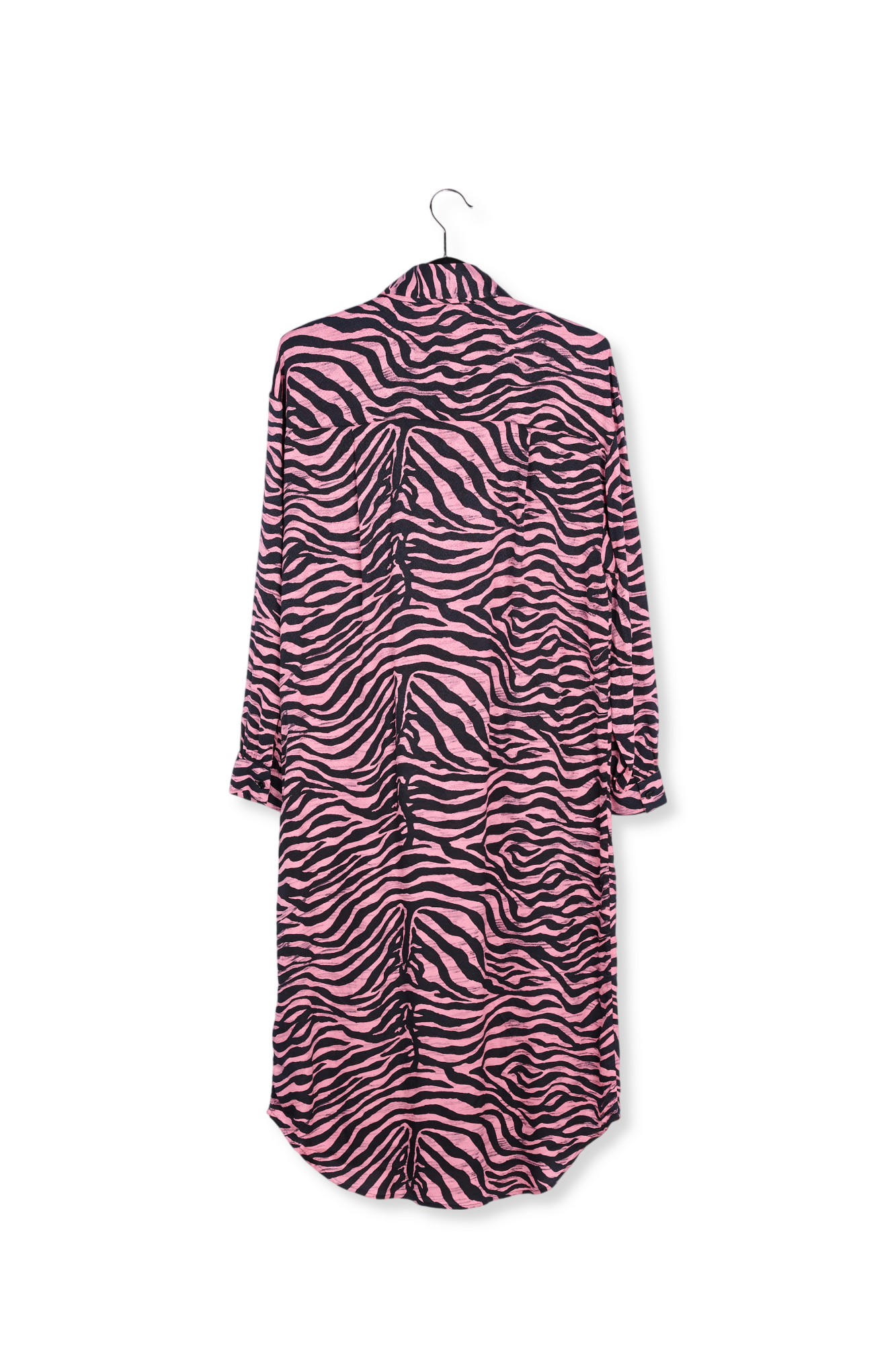 Roze hemdjurk met zebraprint RE—SSENTIEL tweedehands photo 2