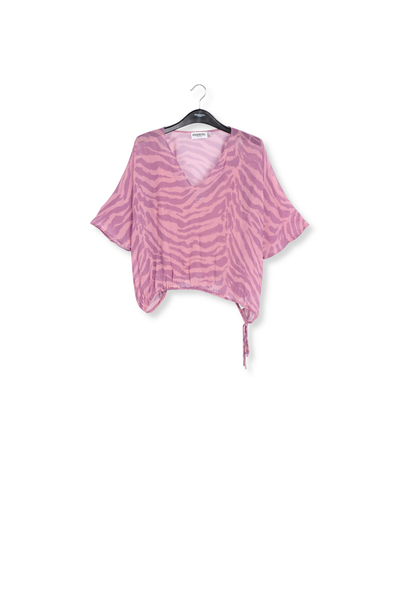 Lila wijde top met zebraprint RE—SSENTIEL tweedehands photo 1
