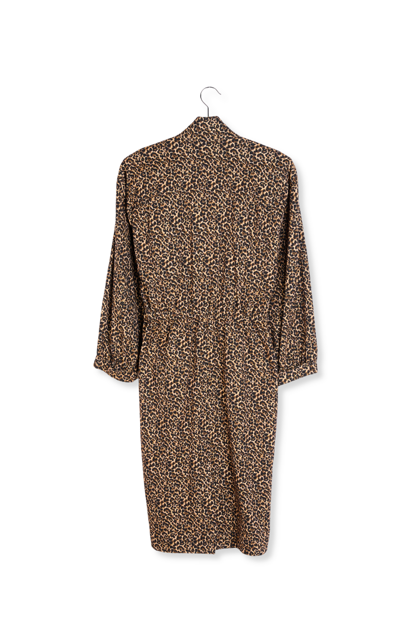 Robe longueur genou en jacquard léopard RE—SSENTIEL seconde main photo 2