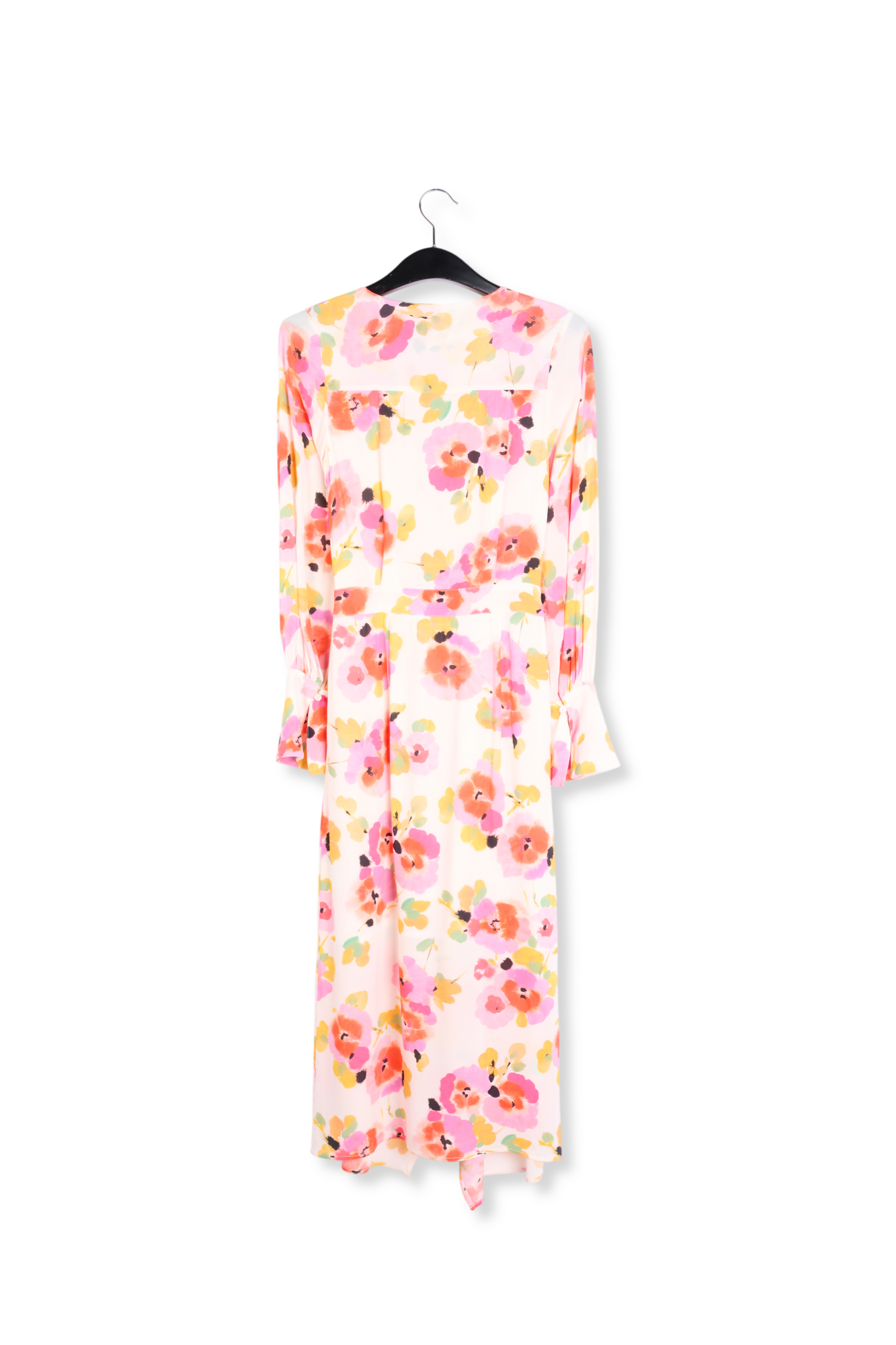 Robe midi blanc cassé à imprimé floral RE—SSENTIEL seconde main photo 2
