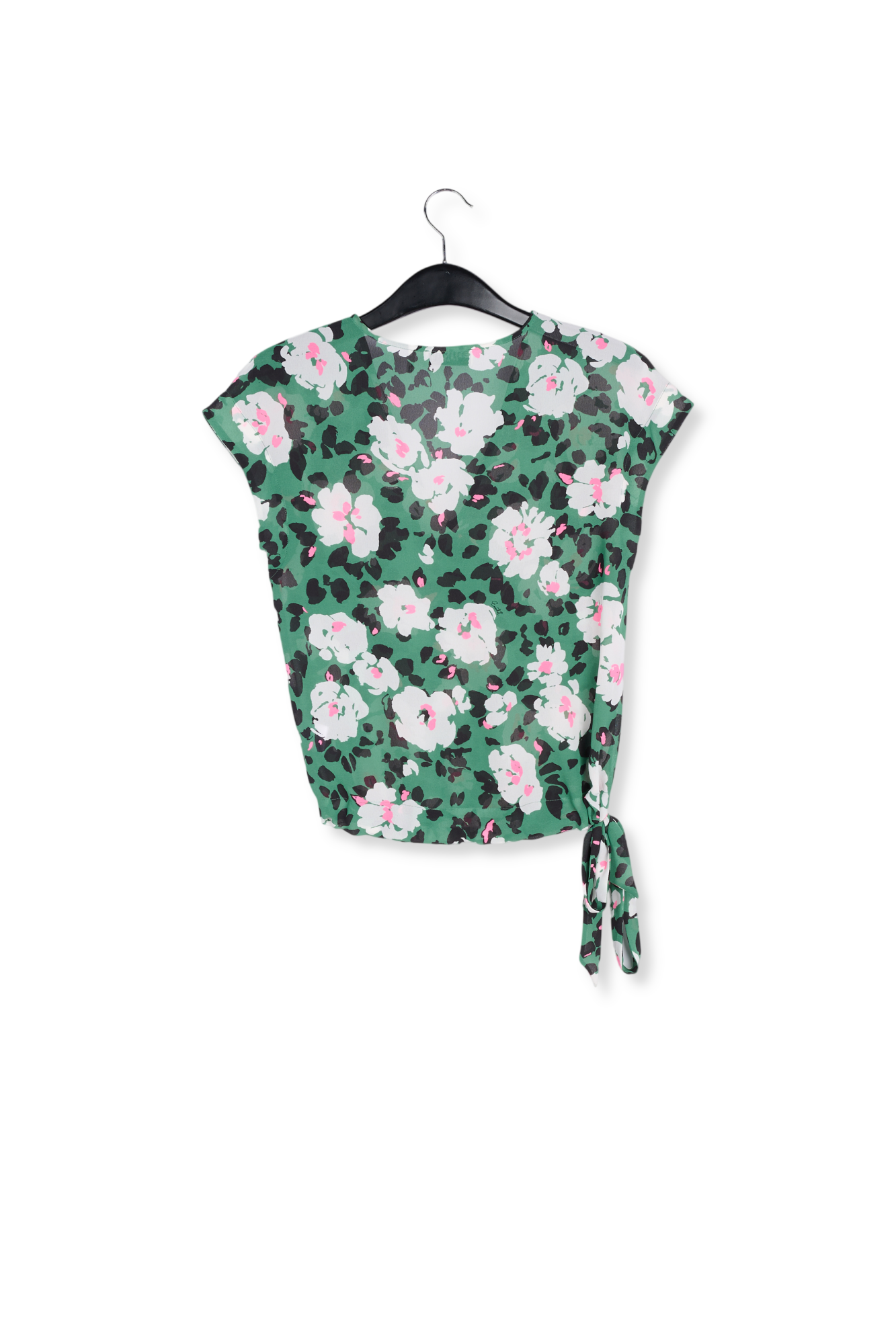Green floral-print top RE—SSENTIEL second-hand photo 2